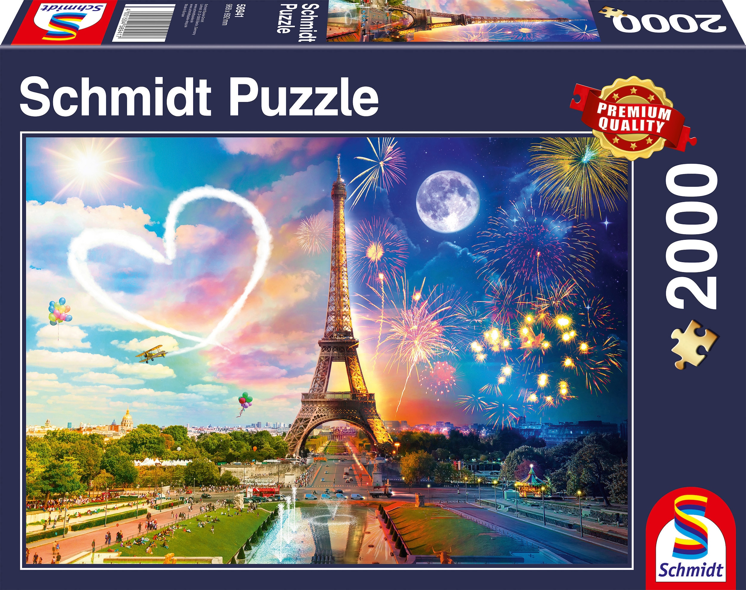 Puzzle »Paris, Tag und Nacht«