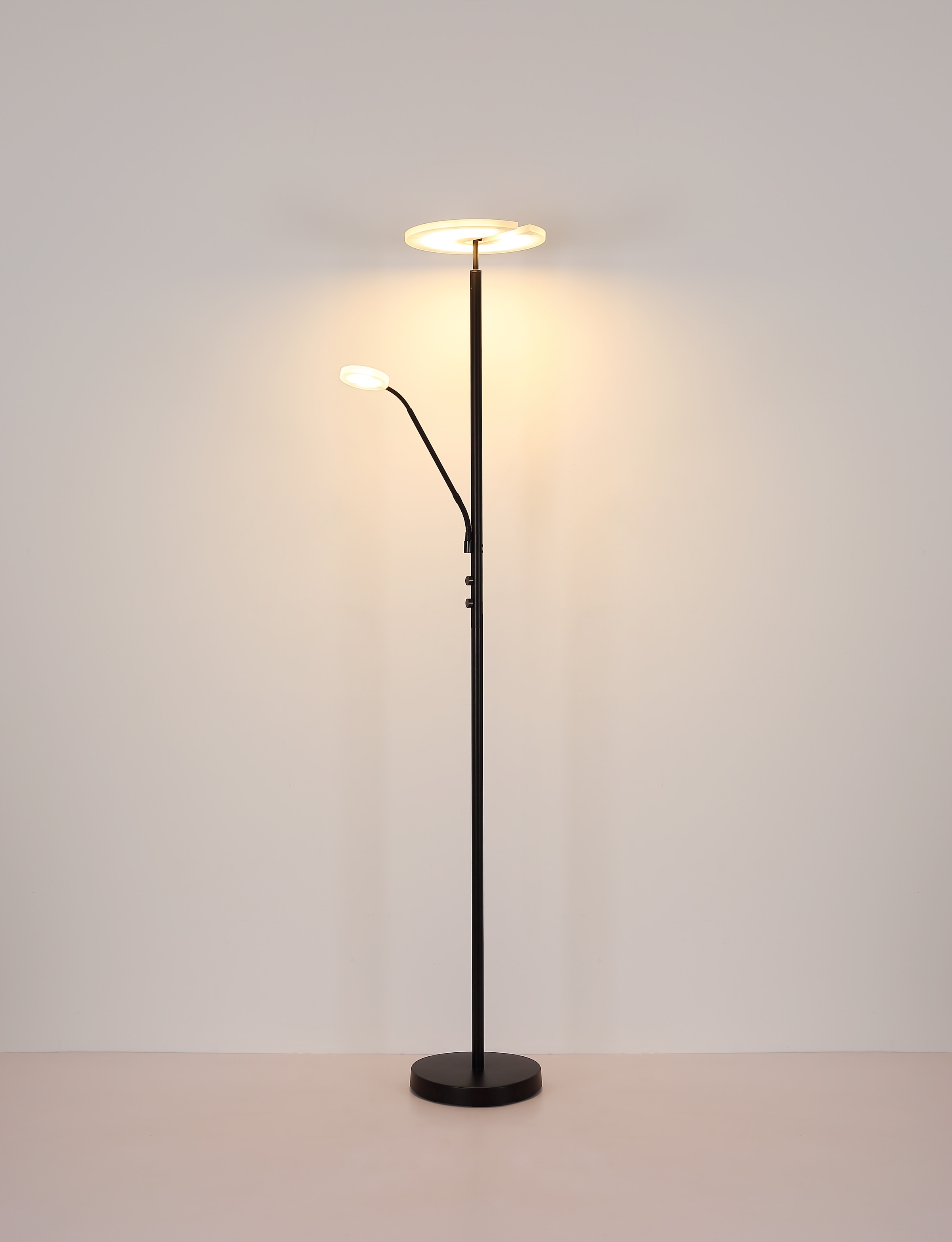 GLOBO LIGHTING LED Stehlampe »STANFORD«, Leuchtmittel LED-Modul | LED fest integriert, Stehleuchte/Wohnzimmer/Schlafzimmer/Flur