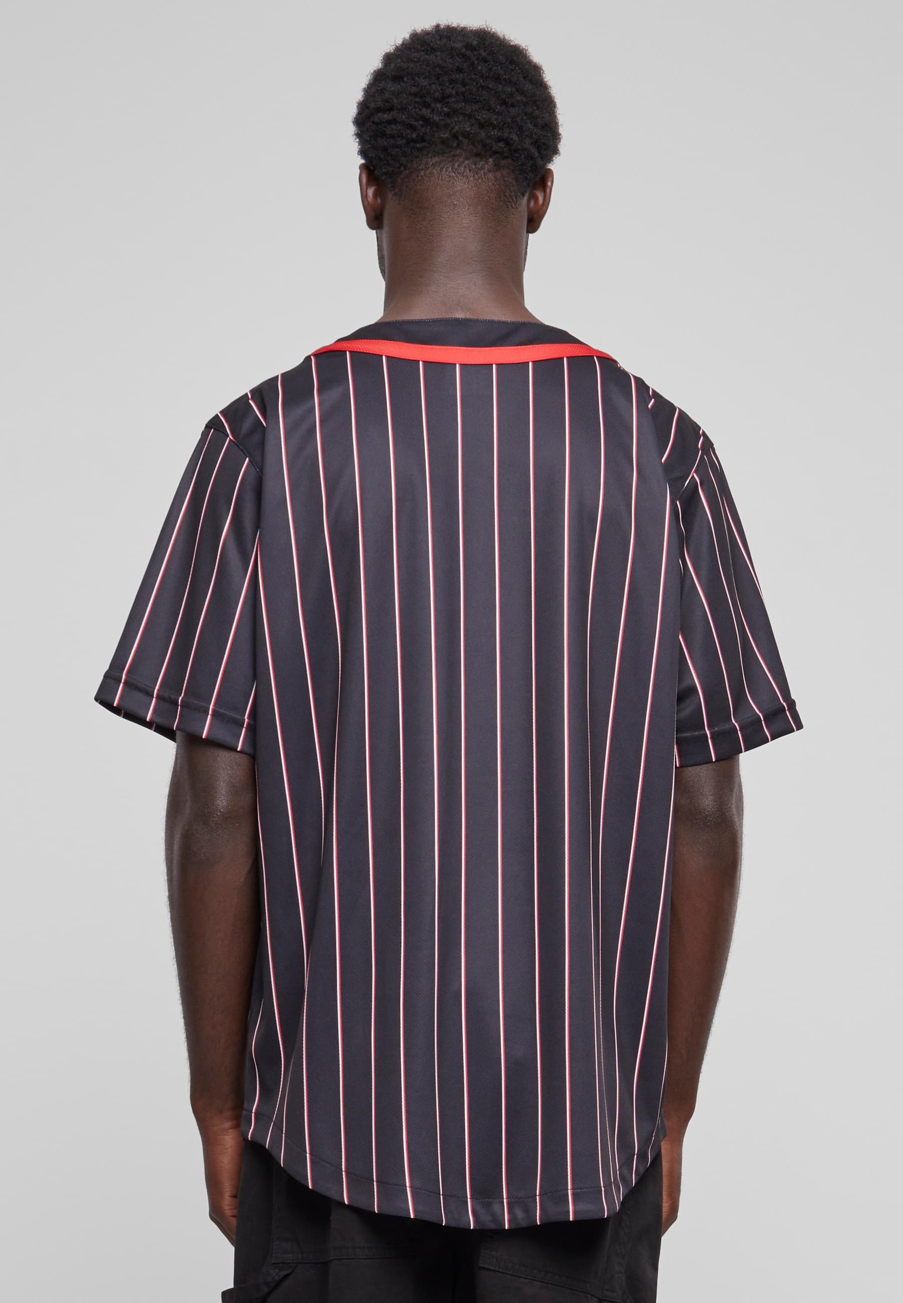 Karl Kani T-Shirt »Karl Kani Herren KM233-003-1 KK Serif Pinstripe Baseball Shirt«, (1 tlg.)