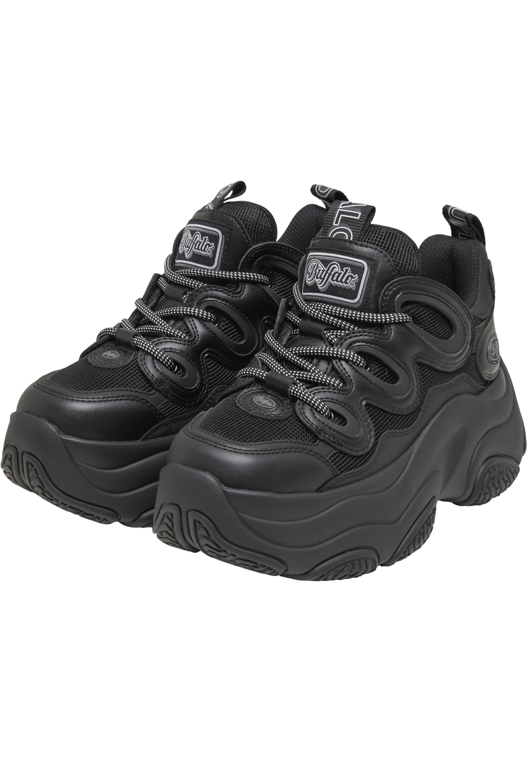 Trainingsschuh BUFFALO "Buffalo prowler one", Damen, Gr. 41, schwarz, unifarben, Schuhe
