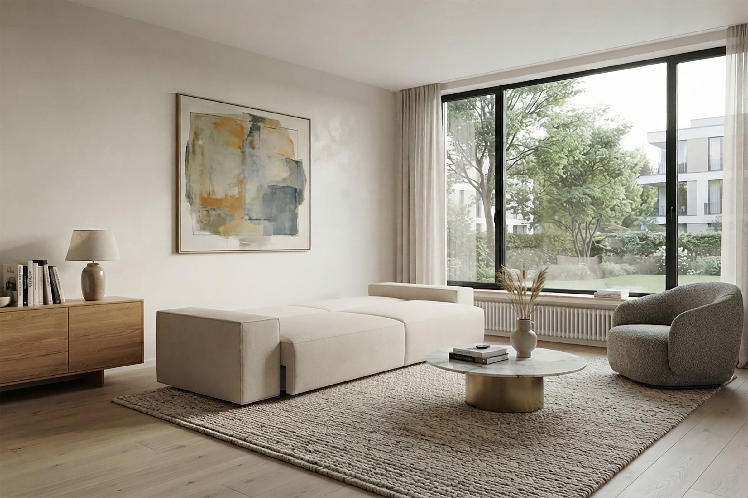 OTTO home Big-Sofa »Conor XL, B: 268cm, Liegefläche: 138 x 194 cm, in Cord und Velours« Schlafsofa mit Schlaffunktion und Bettkasten