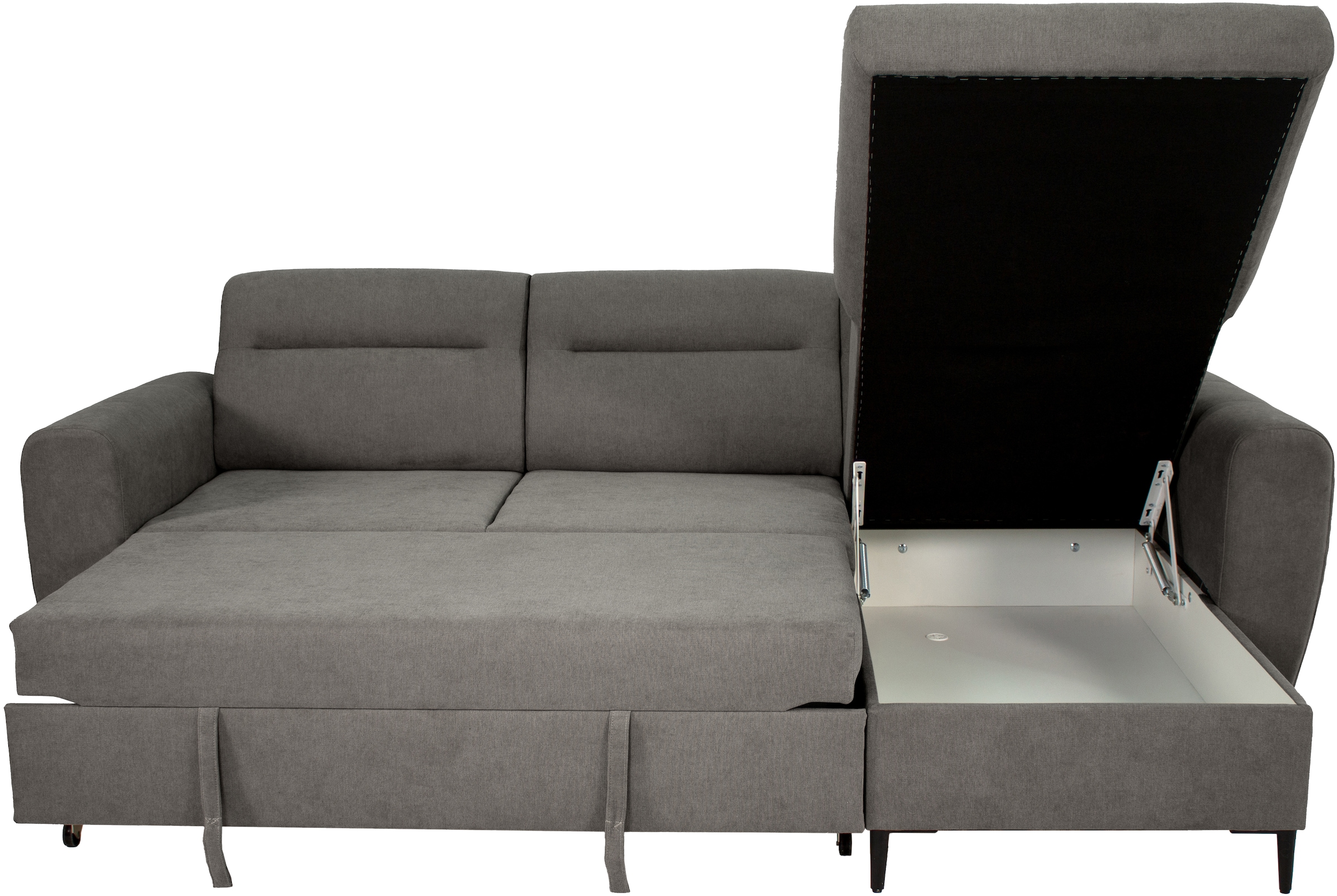 Trends by HG Ecksofa »Bella L-Form, B: 248 cm« mit Bettfunktion & Bettkasten
