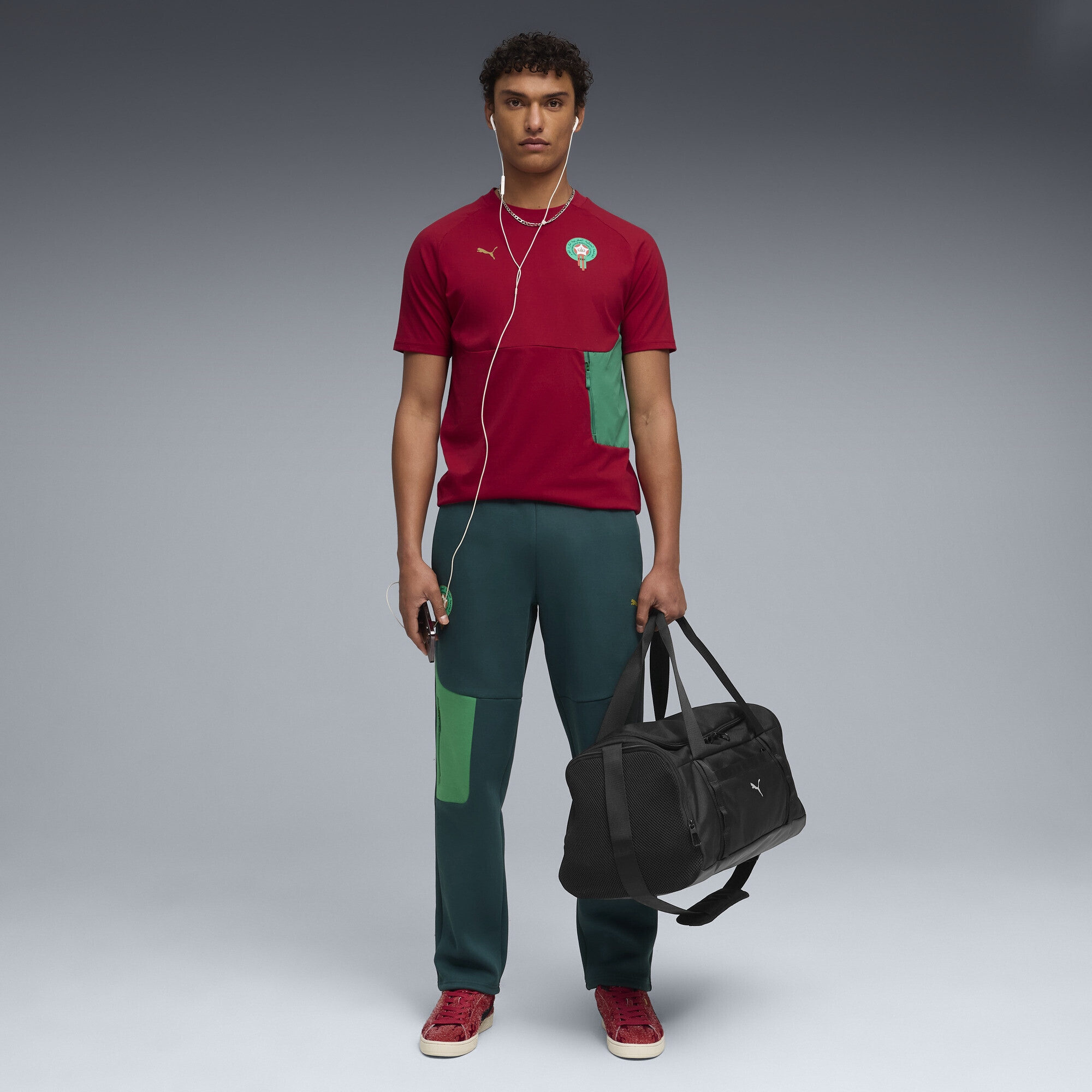 PUMA T-Shirt »Marokko PUMATECH T-Shirt mit Tasche Herren«