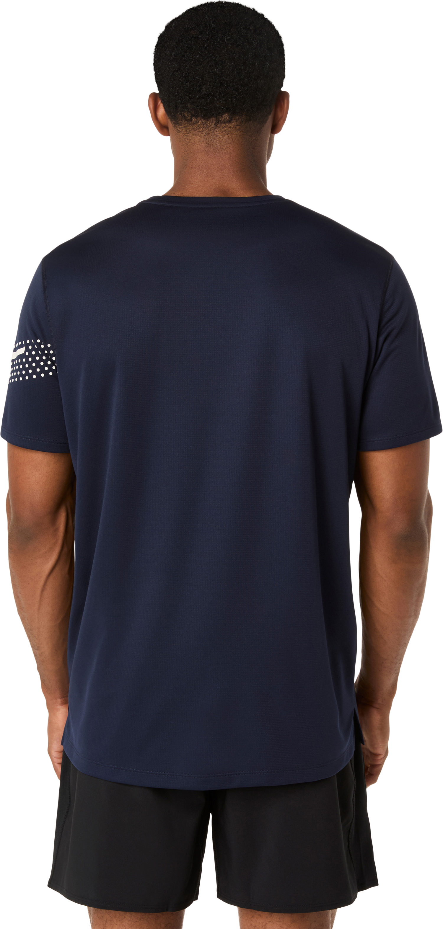 Laufshirt ASICS "ICON SS TOP", Herren, Gr. XXL, midnight, cream, Obermaterial: 100% Polyester, Shirts Laufshirt 2