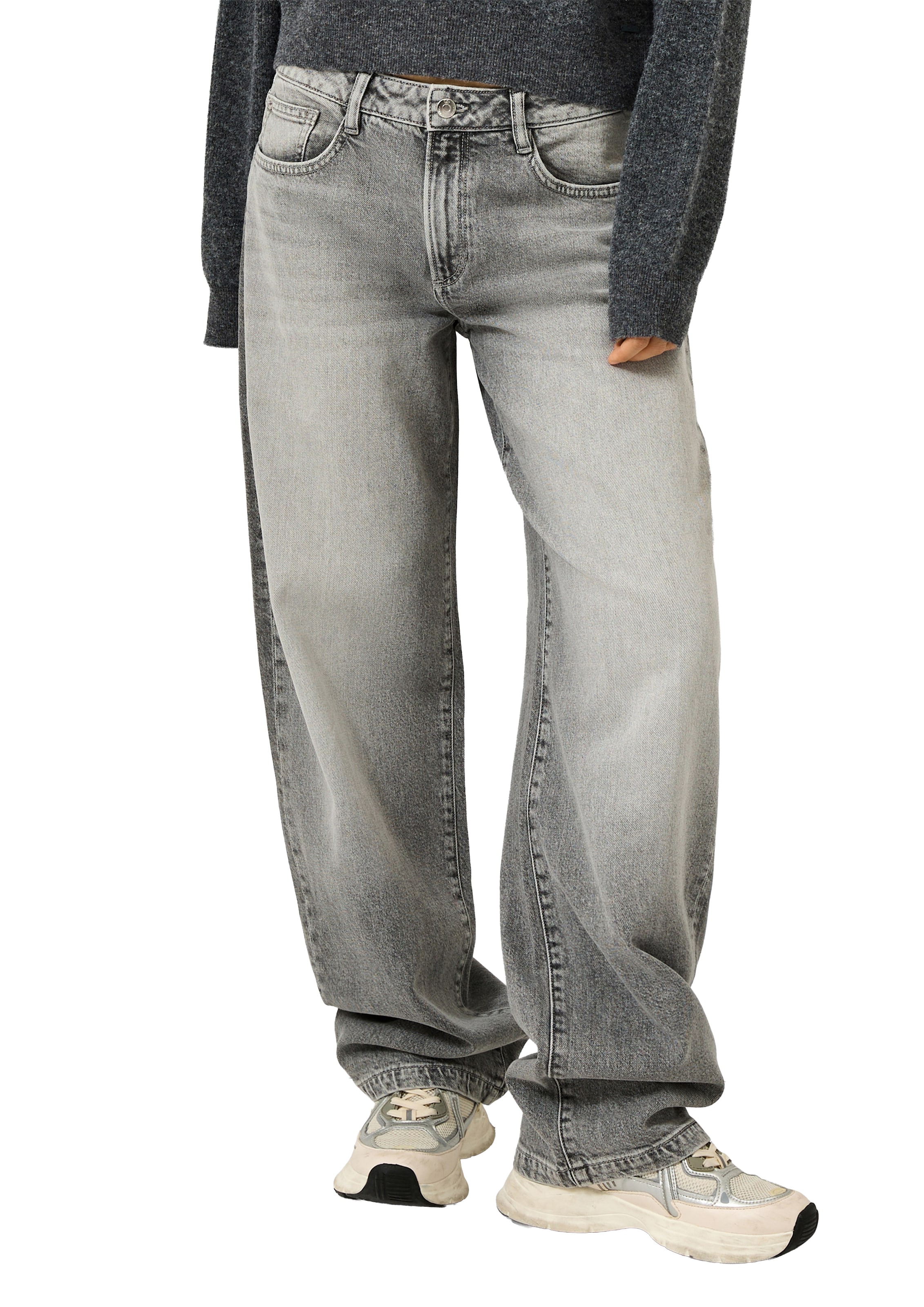 QS 5-Pocket-Hose  Barrel Leg Jeans mit Stretch