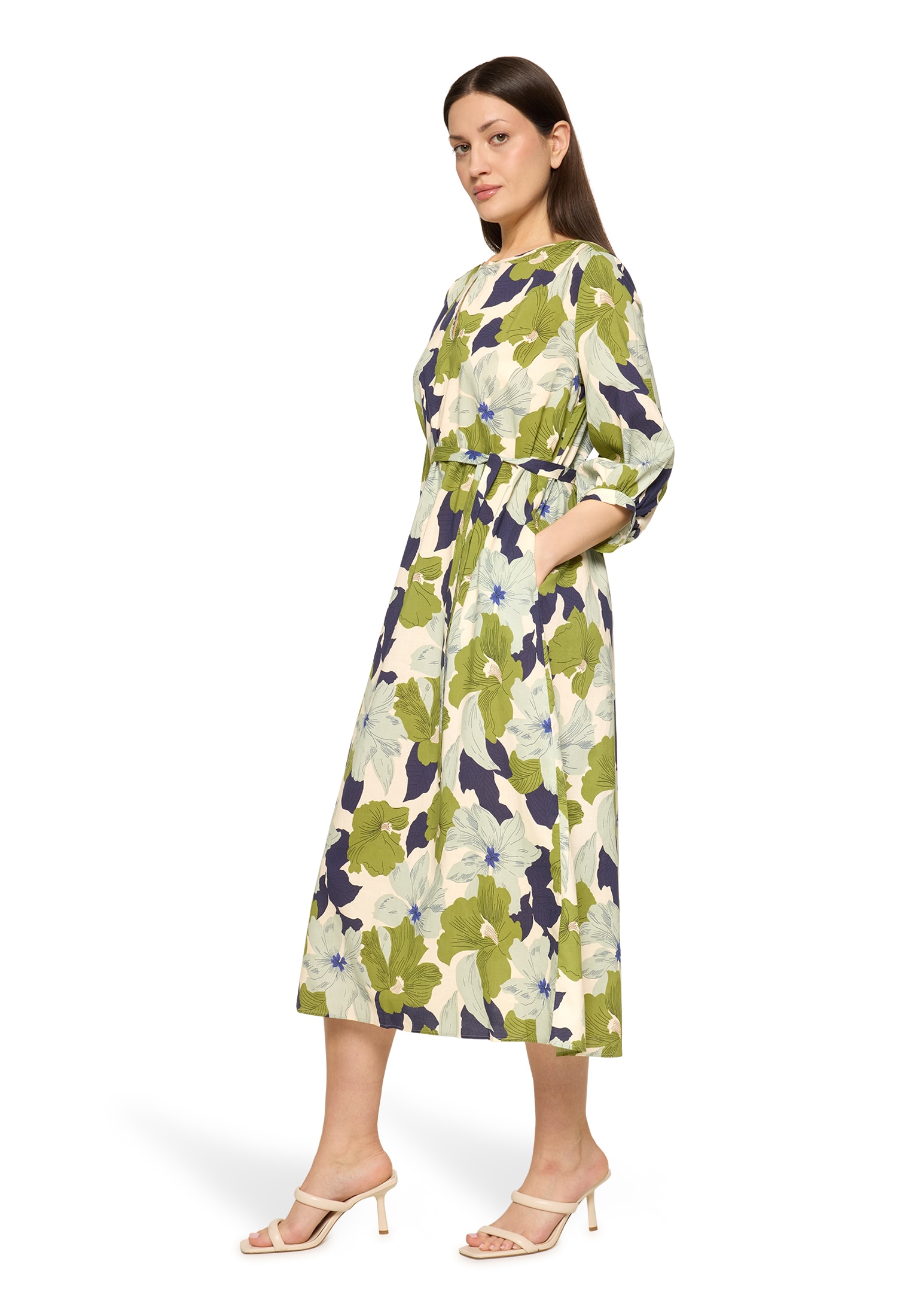 Cartoon Sommerkleid »Damen mit Bindegürtel« Ohne Tasche