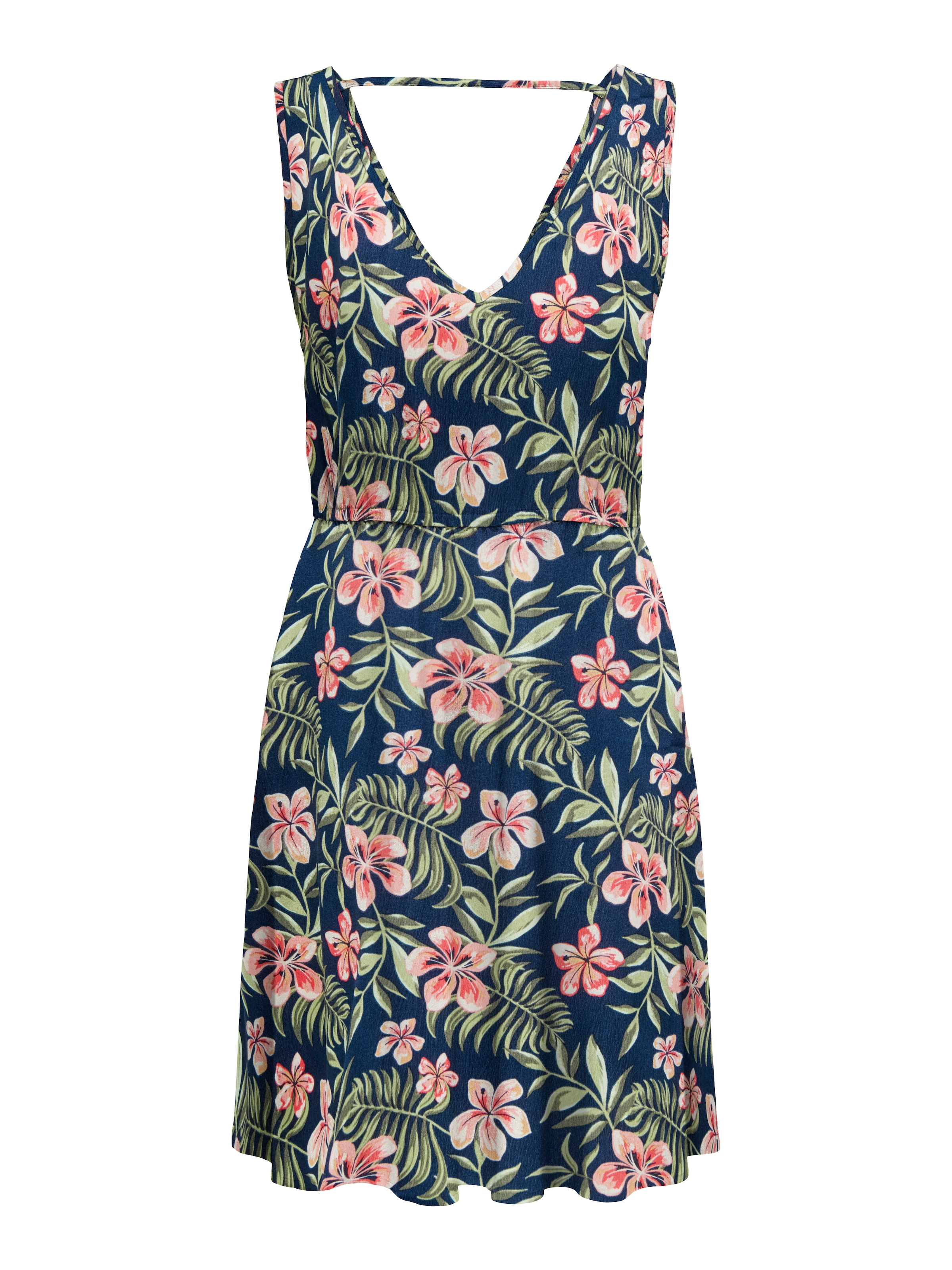 ONLY Minikleid »ONLNOVA LIFE VIS SARA STRING DRESS AOP«, Sommerkleid