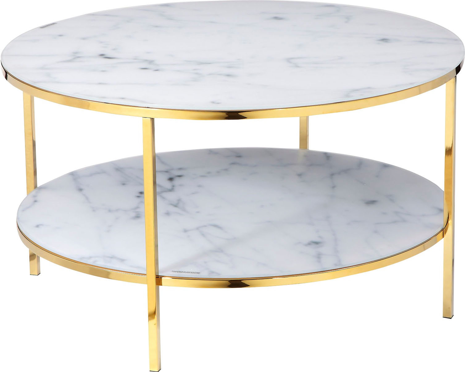 Thumbnail - SalesFever Couchtisch "Caorle Coffeetable im minimalistischen Stil" Eleganz trifft Stil: Tischplatten in Marmoroptik