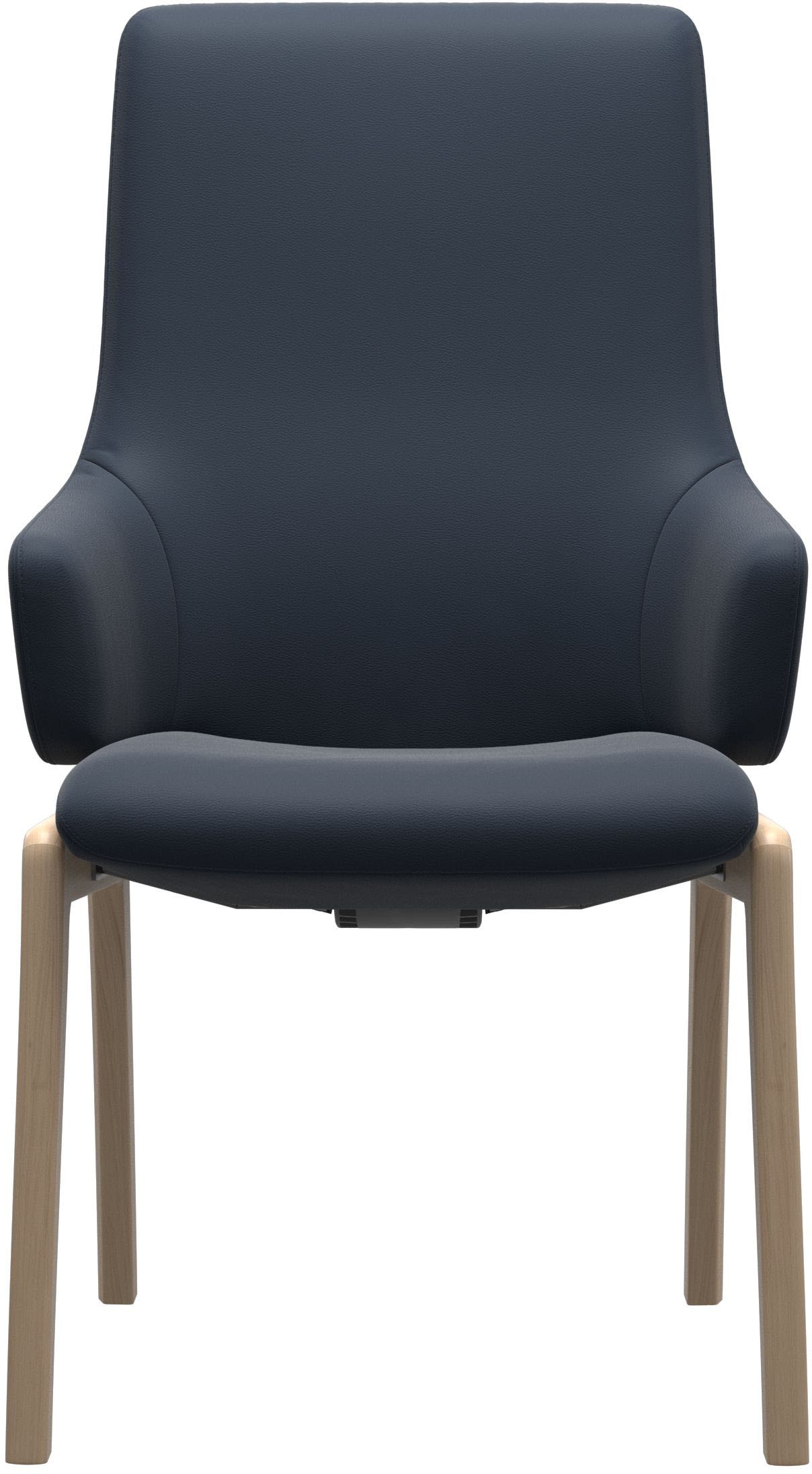 Stressless® Polsterstuhl »Laurel«, Leder PALOMA, High Back mit Armlehne, Größe L, mit abgerundeten Beinen in Schwarz