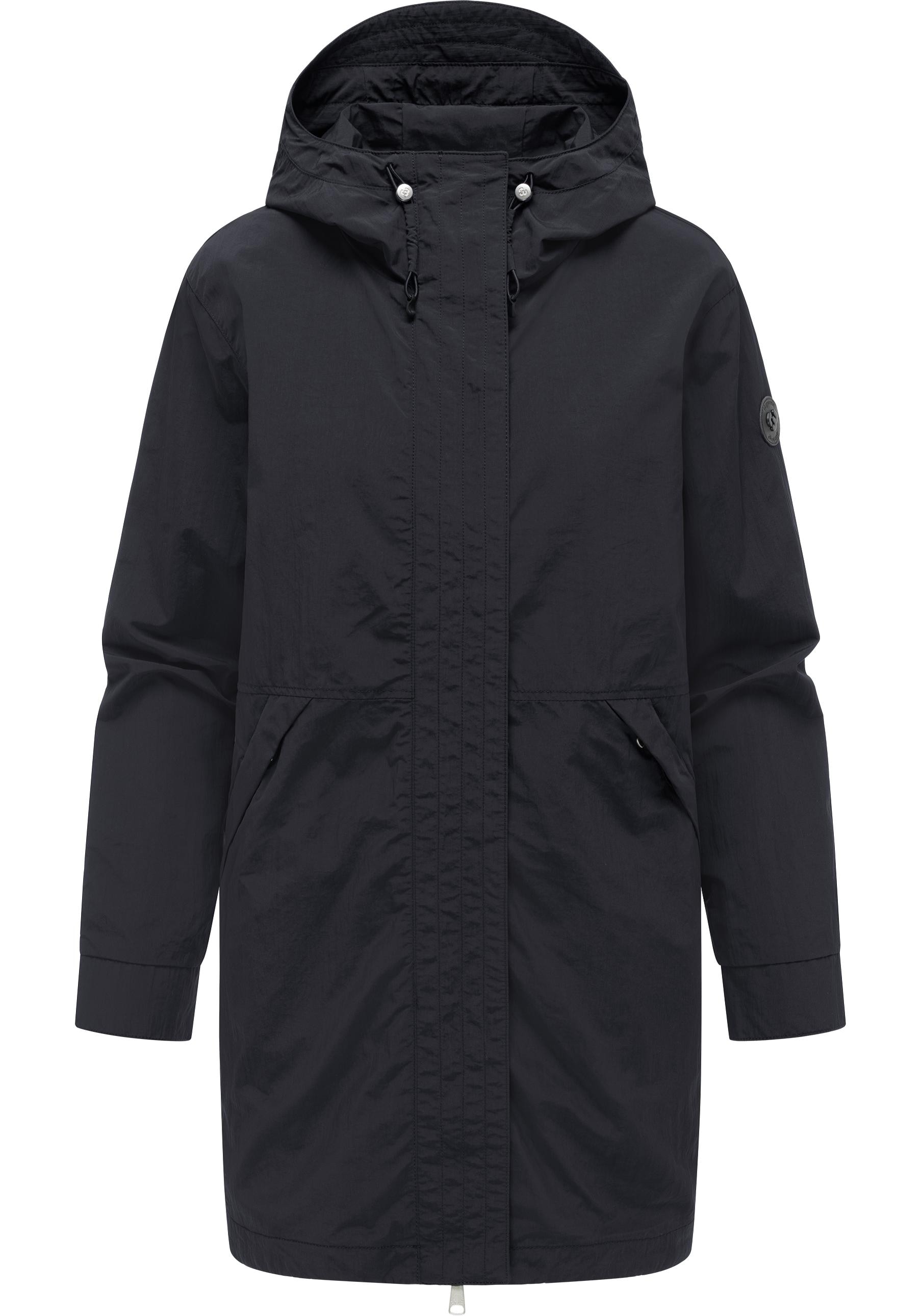 Ragwear Kurzmantel "Lamyja A" Leichter Oversize-Übergangsparka mit Kapuze
