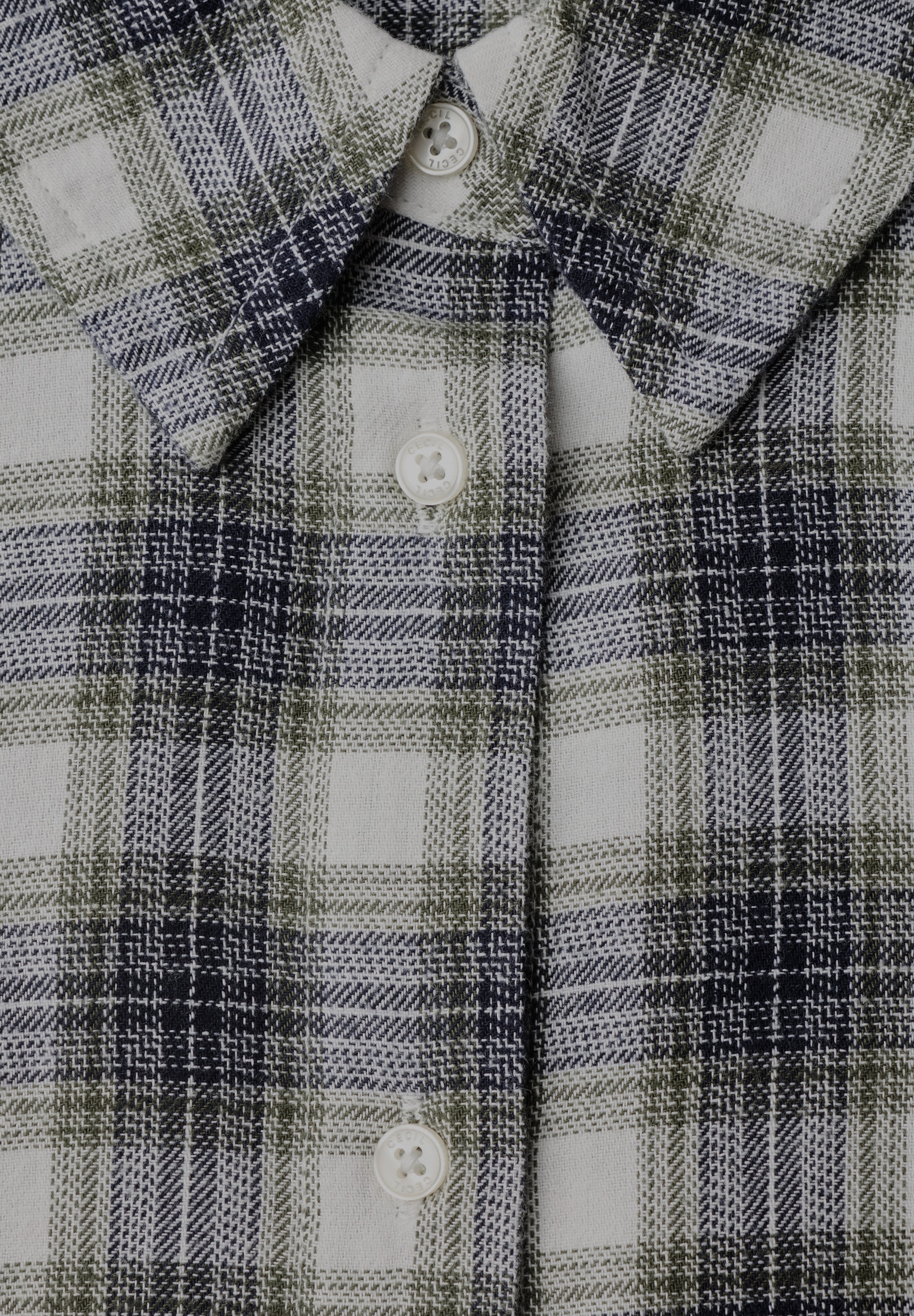 Cecil Klassische Bluse mit Karomuster