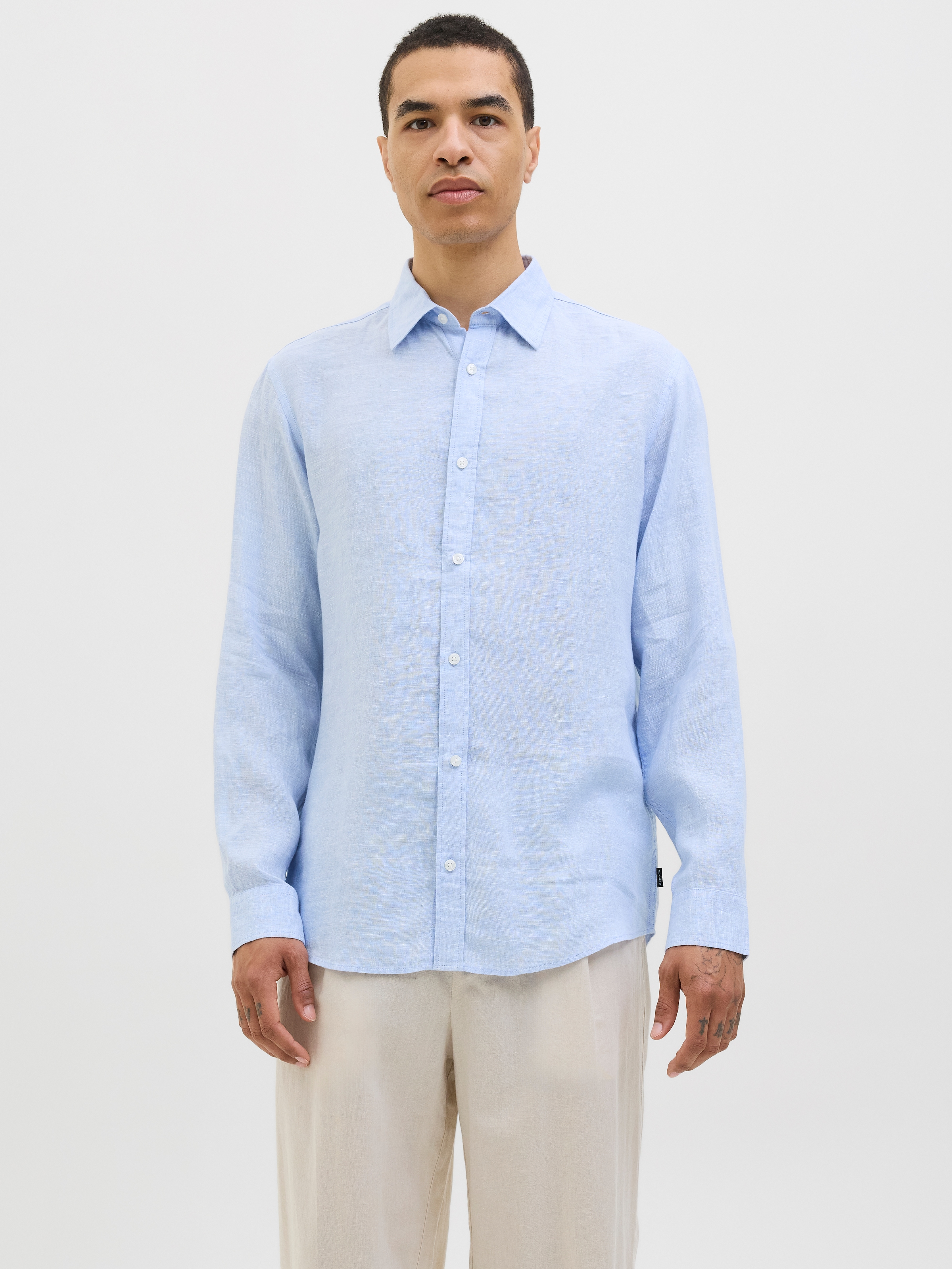 Jack & Jones Leinenhemd »JPRBLALOUI LINEN L/S SHIRT«