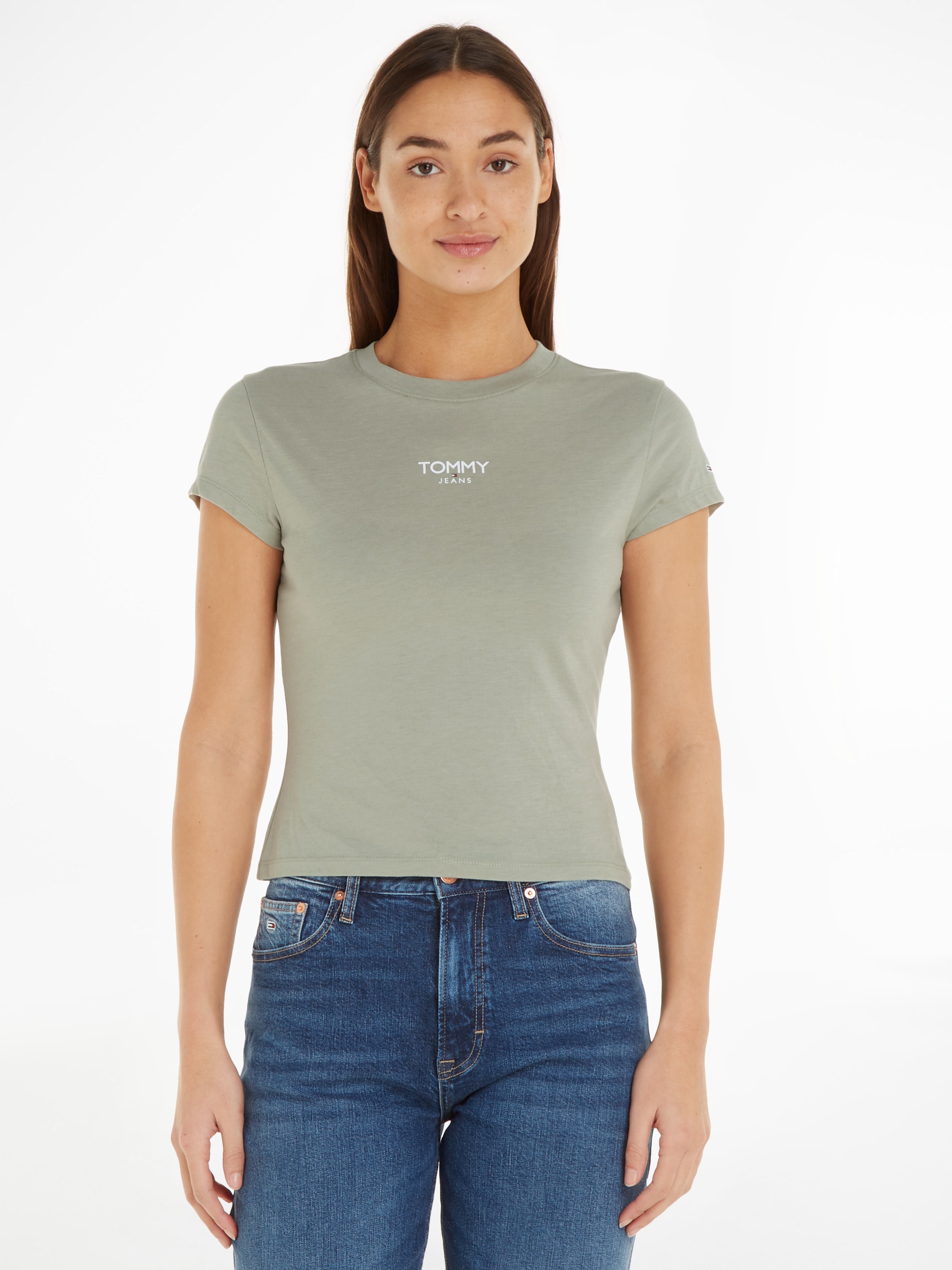 Tommy Jeans T-Shirt »TJW BAUR SS«, ESSENTIAL mit Tommy 1 LOGO Jeans für Logo | BBY bestellen