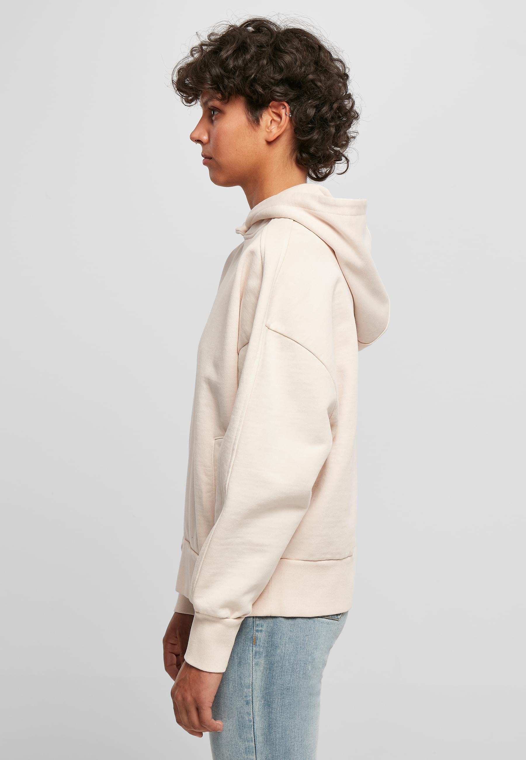 URBAN CLASSICS Kapuzenpullover »Urban Classics Damen Ladies Heavy Terry Garment Dye Hoody«, (1 tlg.)