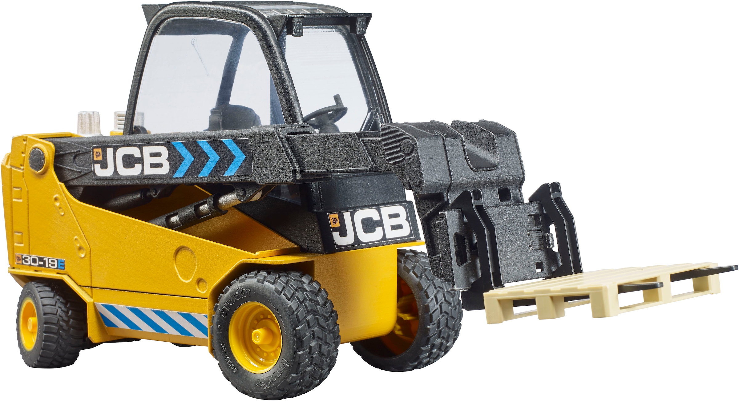 Bruder® Spielzeug-Radlader »JCB Teletruk mit Palette (02512)«, Made in Europe