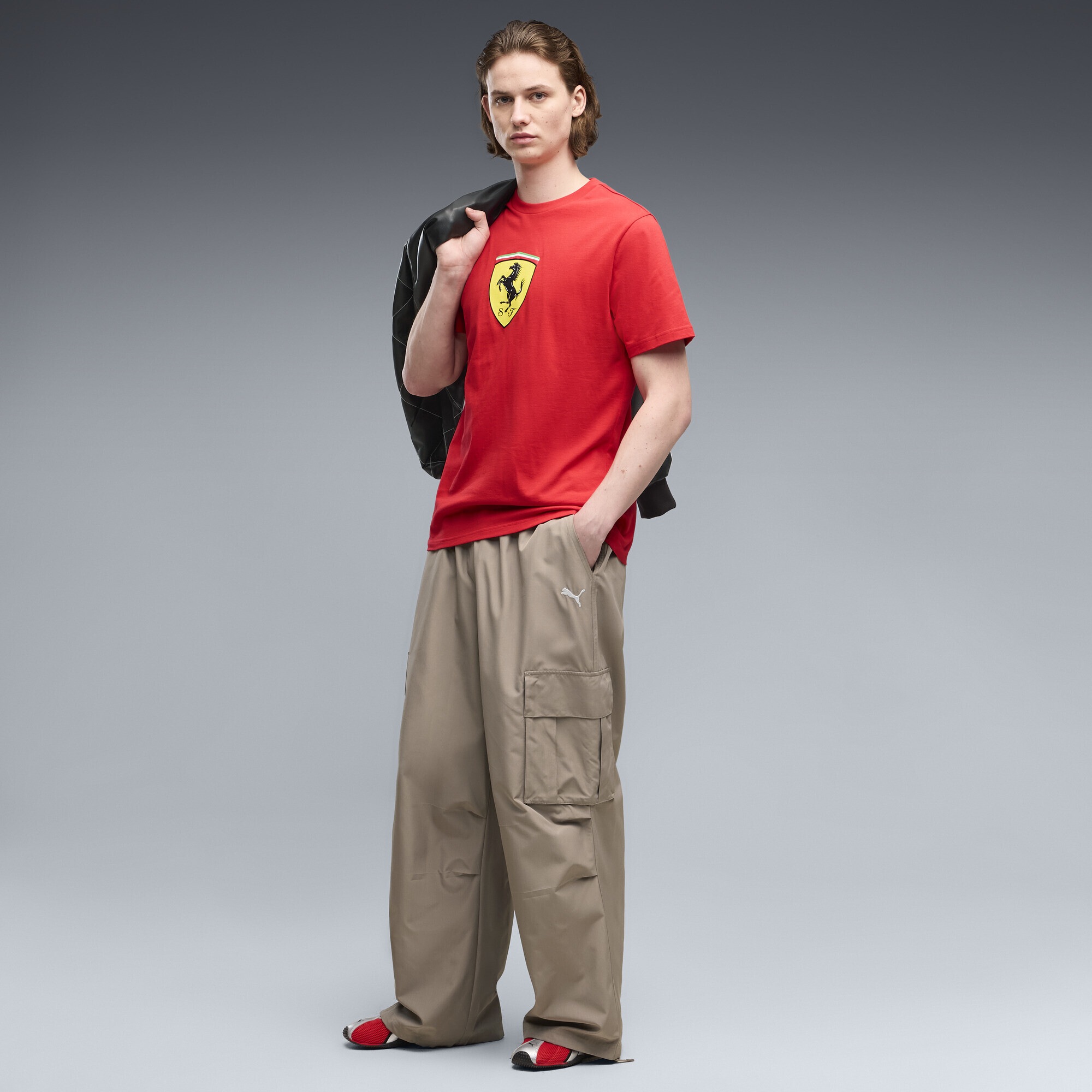 PUMA T-Shirt »Scuderia Ferrari Coloured Shield T-Shirt Herren«