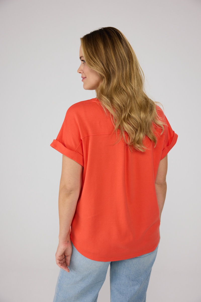 Lieblingsstück Rundhalsshirt "CamilaEp" aus reiner Baumwolle günstig online kaufen