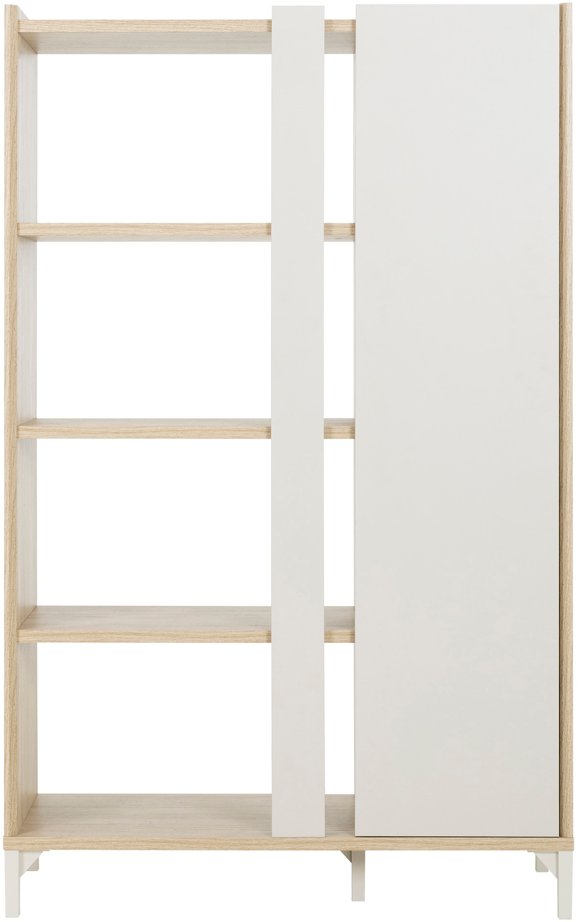 Thumbnail - Gami Bücherregal "LENK" Dekorative Bibliothek mit geschlossenem Aufbewahrungsbereich