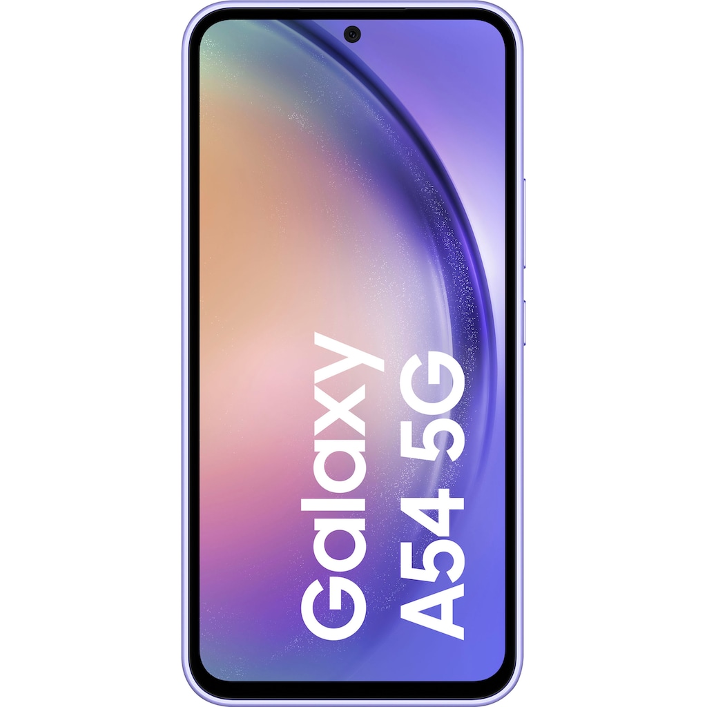 Samsung Smartphone »Galaxy A54 5G 128GB«, lila, 16,31 cm/6,4 Zoll, 128 GB Speicherplatz, 50 MP Kamera