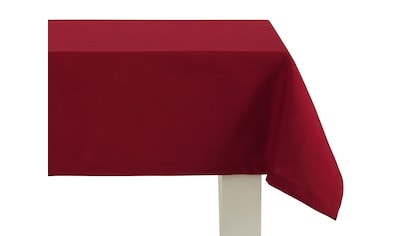 Dreams Tischdecke »UNI«, mit ca. 2,5 cm breitem Saum und edler Briefecke kaufen