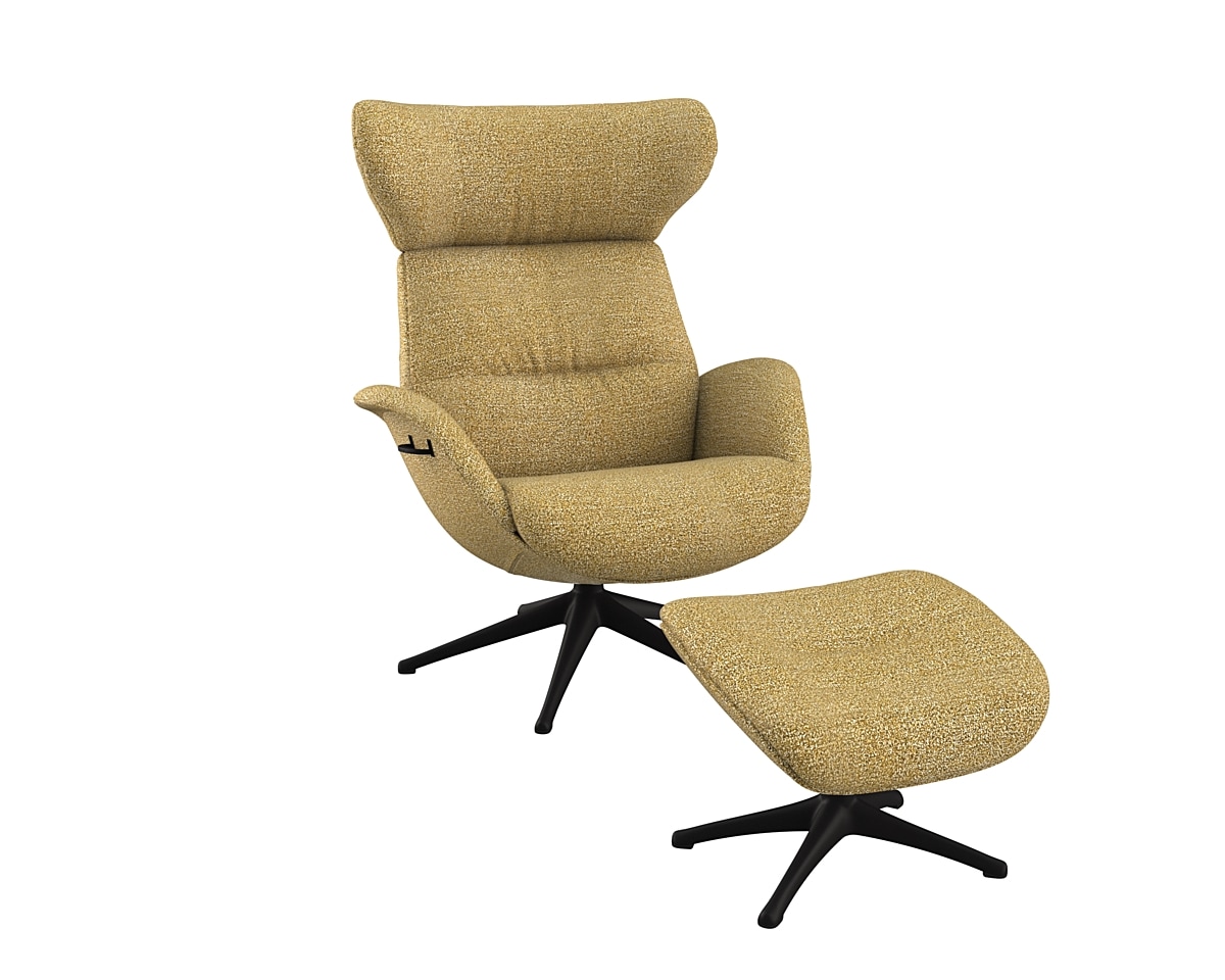 FLEXLUX Relaxsessel "Fernsehsessel More, ergonomisch, drehbar, robuster Fuß günstig online kaufen