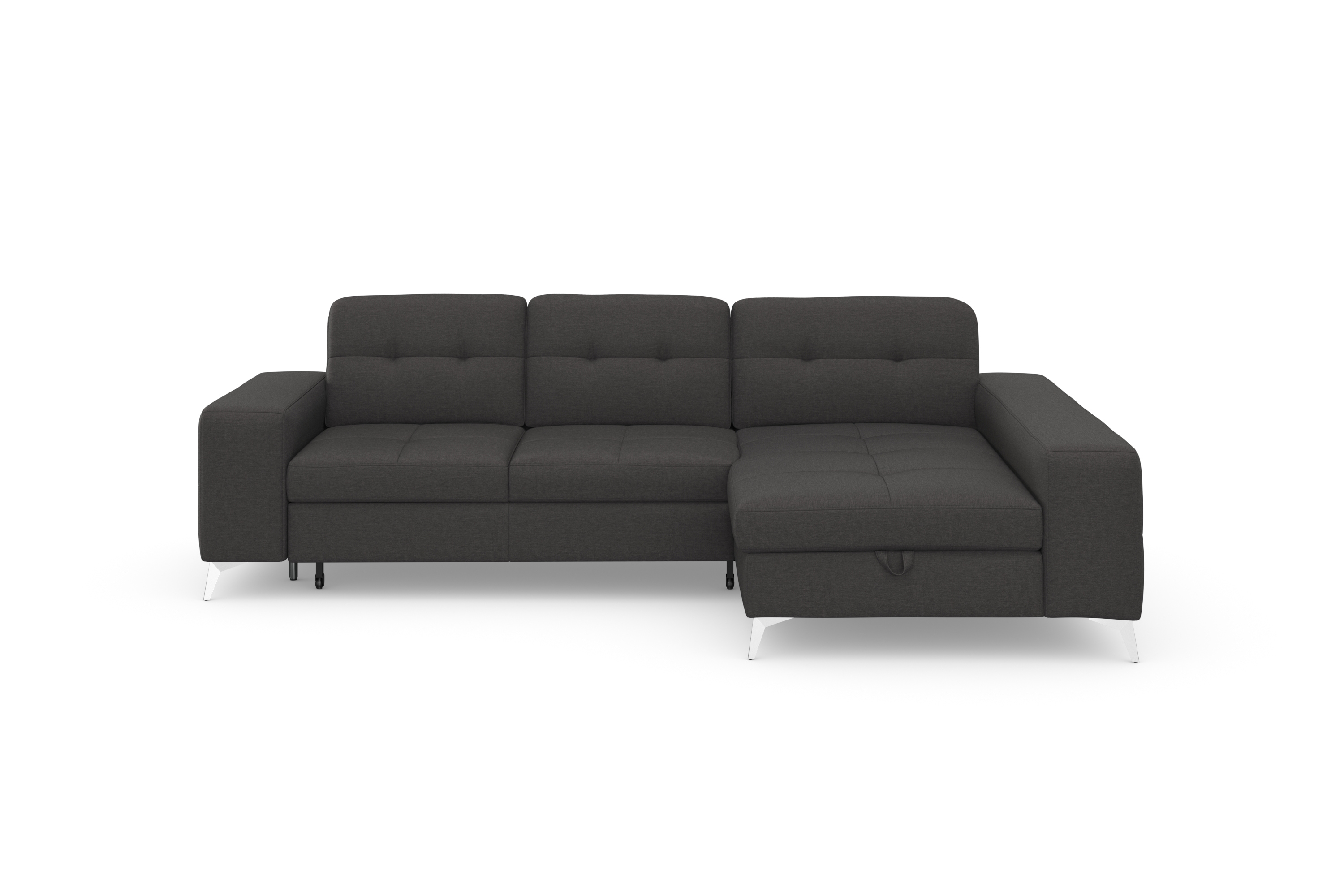 sit&more Ecksofa "Baviene L-Form" inklusive Sitztiefenverstellung & Federkern, optional Schlaffunktion