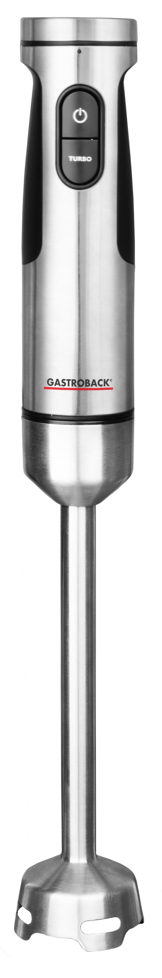 GASTROBACK Stabmixer "Powermix Stabmixer Professional 1.500W"silberfarben, Mixer, inkl. 5-teiligem Zubehör