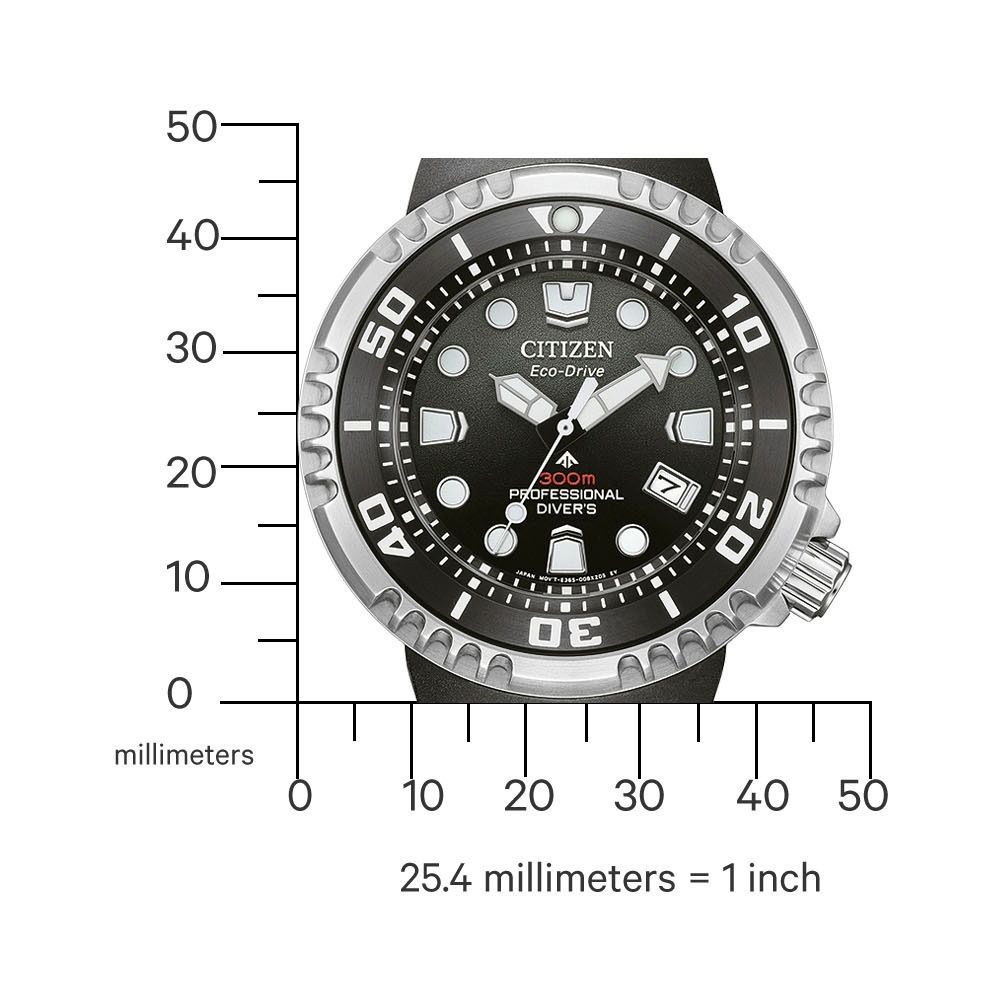 Citizen Taucheruhr »Promaster Professional Diver 300«, Armbanduhr, Solar, Herrenuhr, analog, Tag, Batterie-Entladungsanzeige