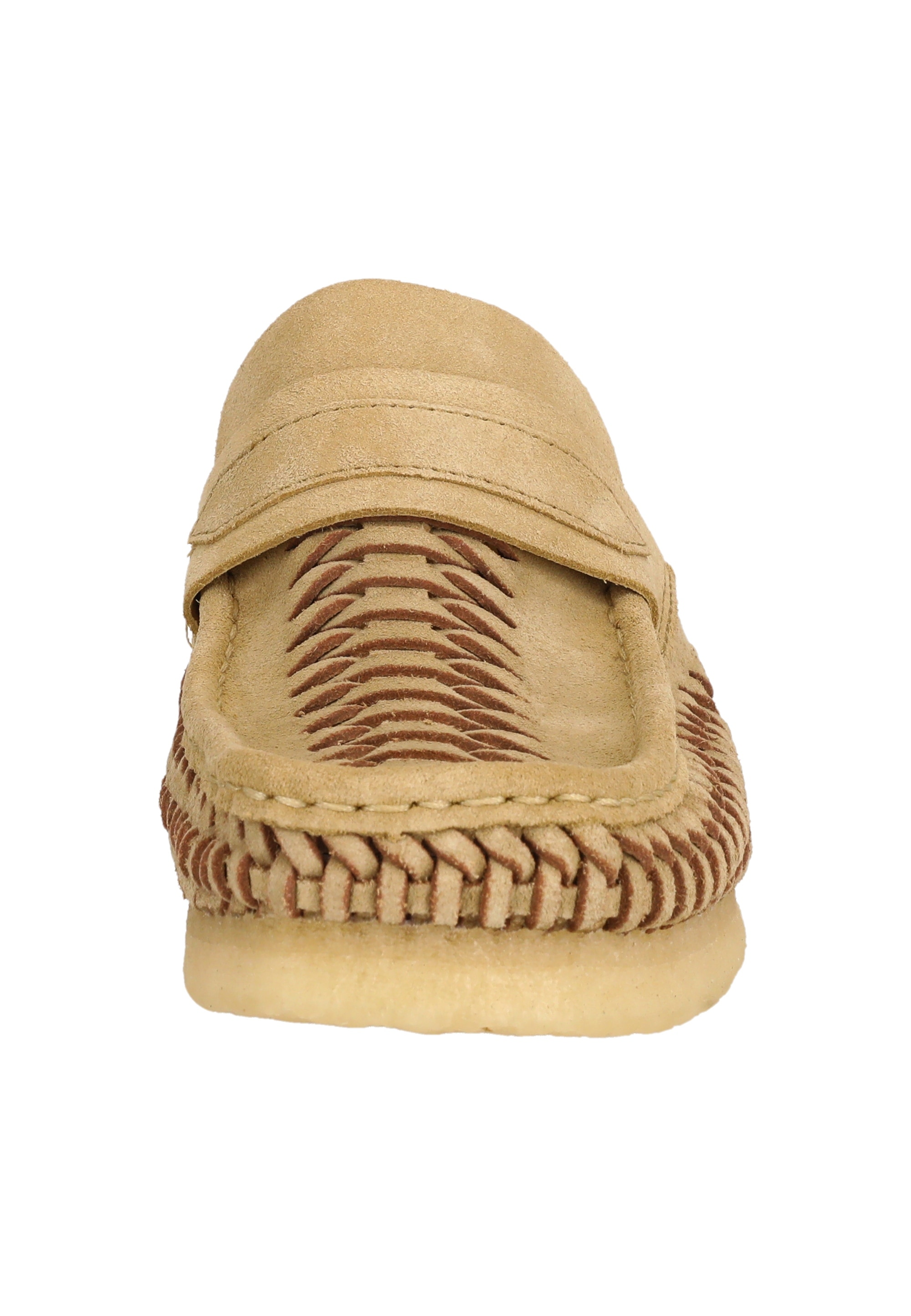 Clarks Slipper »WBLoafer«  aus geflochtenem Wildleder