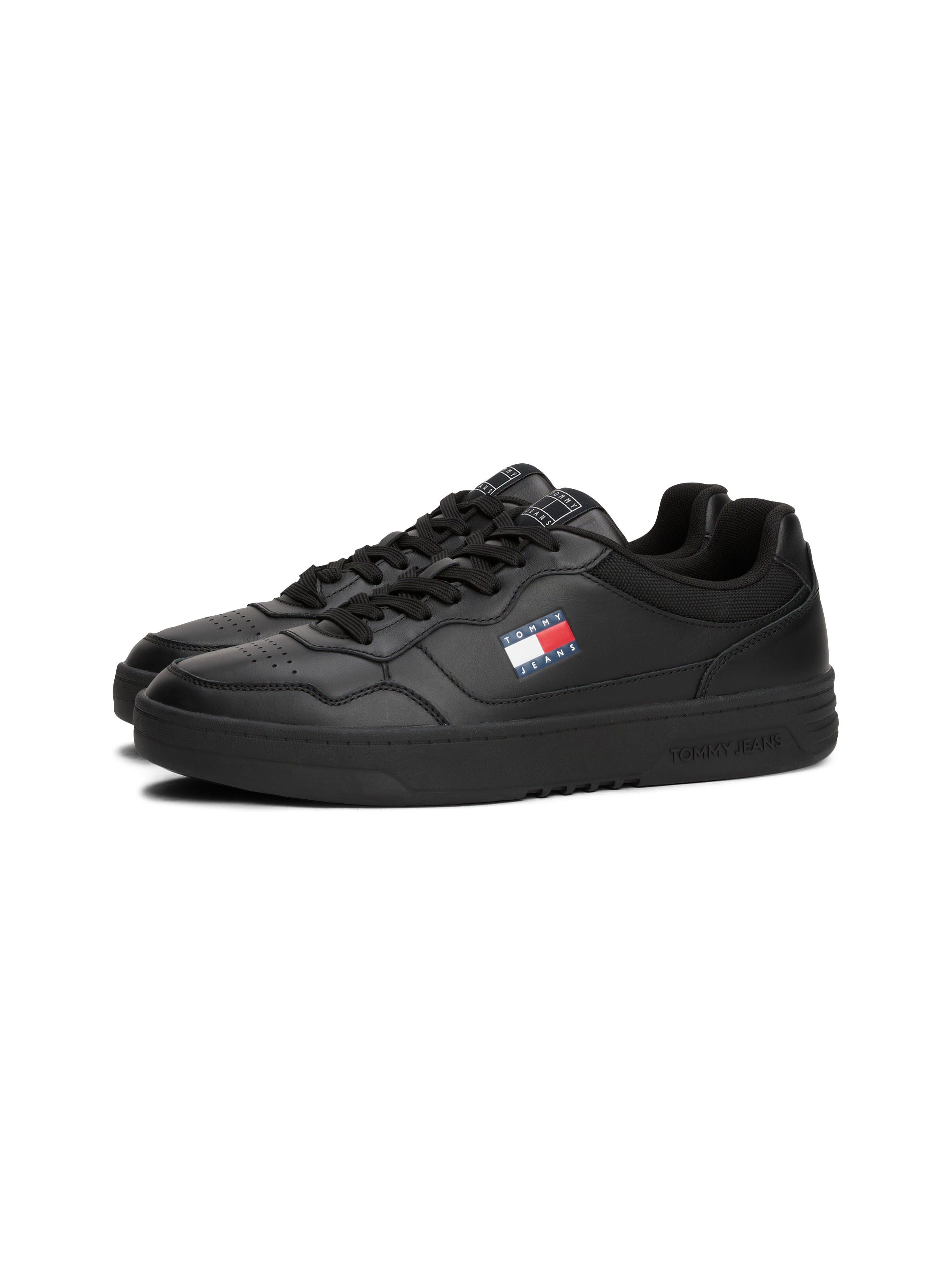 Tommy Jeans Sneaker »(NEW) TJM CUPSOLE LEATHER ESS«, Freizeitschuh, Halbschuh, Schnürschuh im Basket-Look