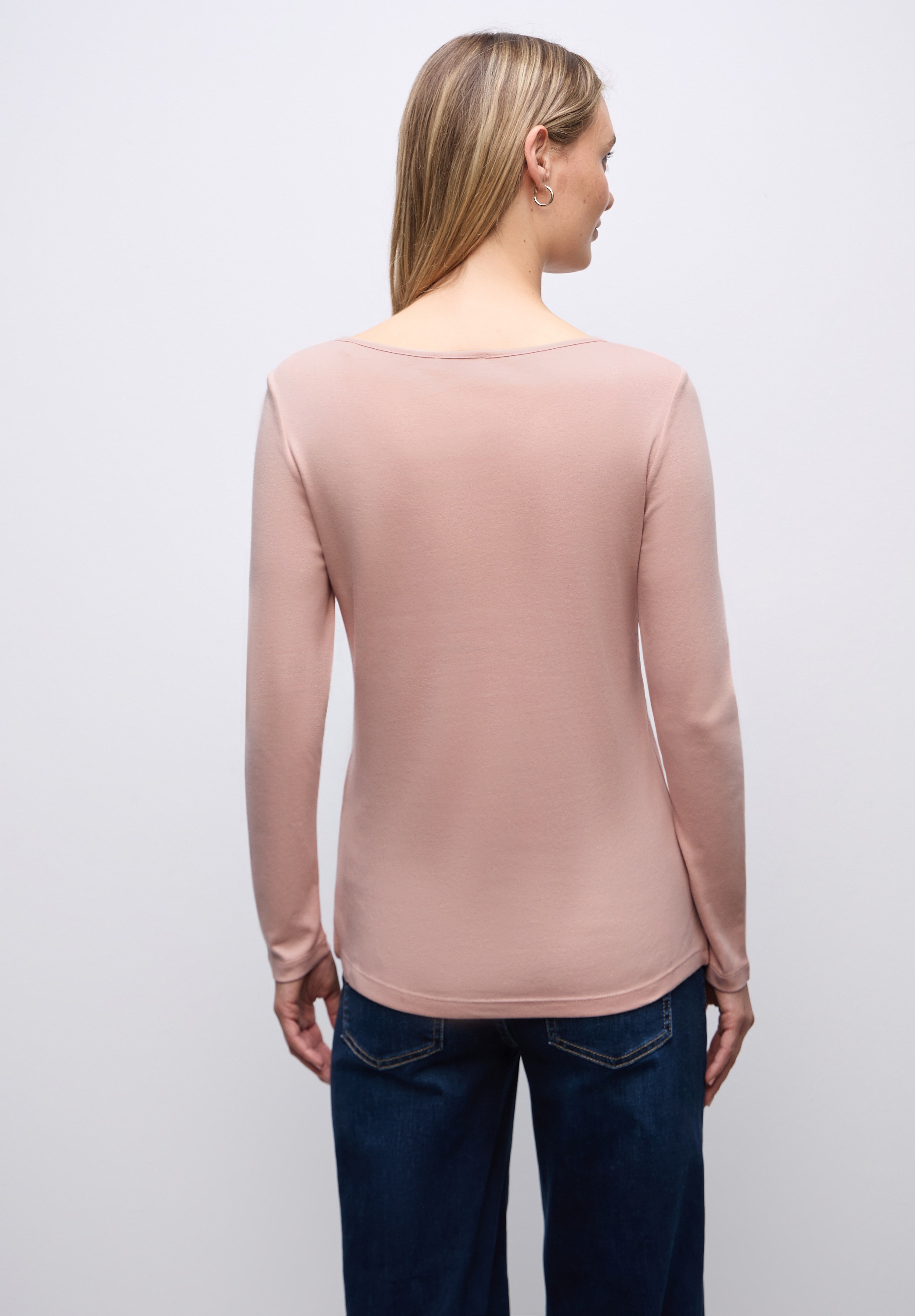 STREET ONE Langarmshirt im soften Baumwoll-Mix