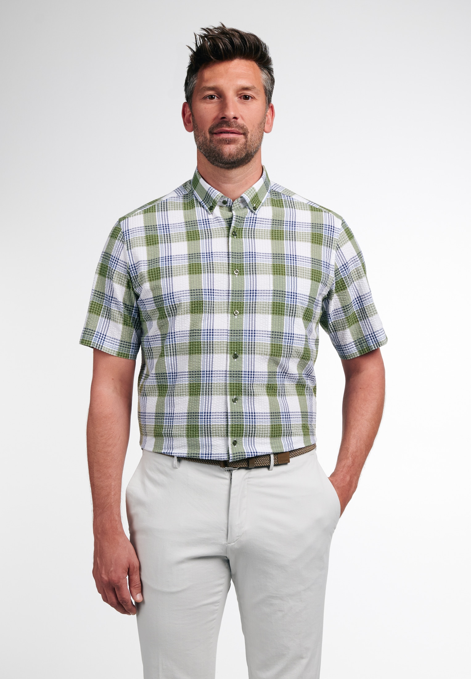 Eterna Kurzarmhemd "MODERN FIT" günstig online kaufen