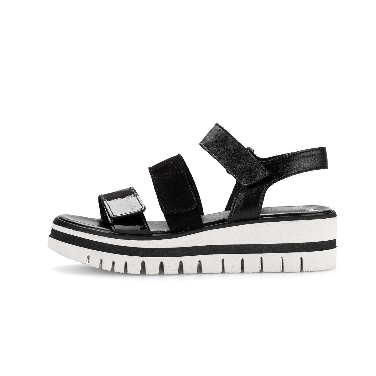 Gabor Plateausandaletten "Plateau Sandale Materialmix Leder" günstig online kaufen