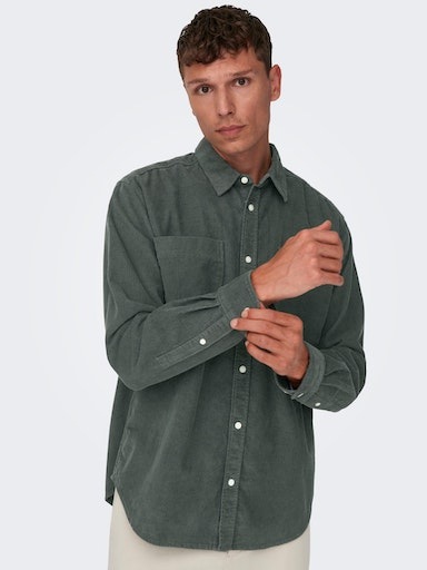 ONLY & SONS Langarmhemd OS ONSALP RLX 2PKT WASHD COR günstig online kaufen