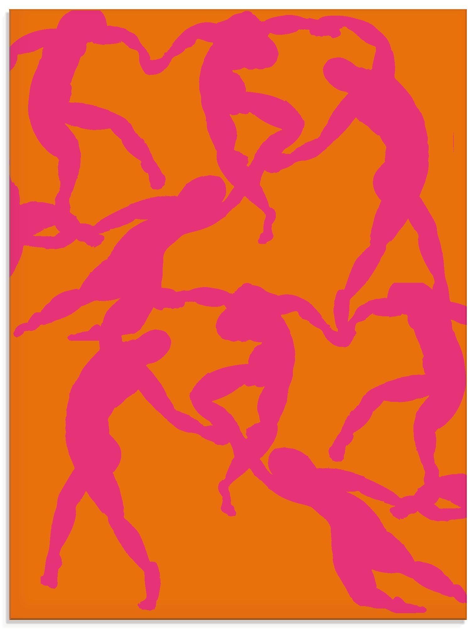 Artland "Matisse - Der Tanz in pink-orange" Gruppen & Familien 1 Stk. tlg. in verschiedenen Größen