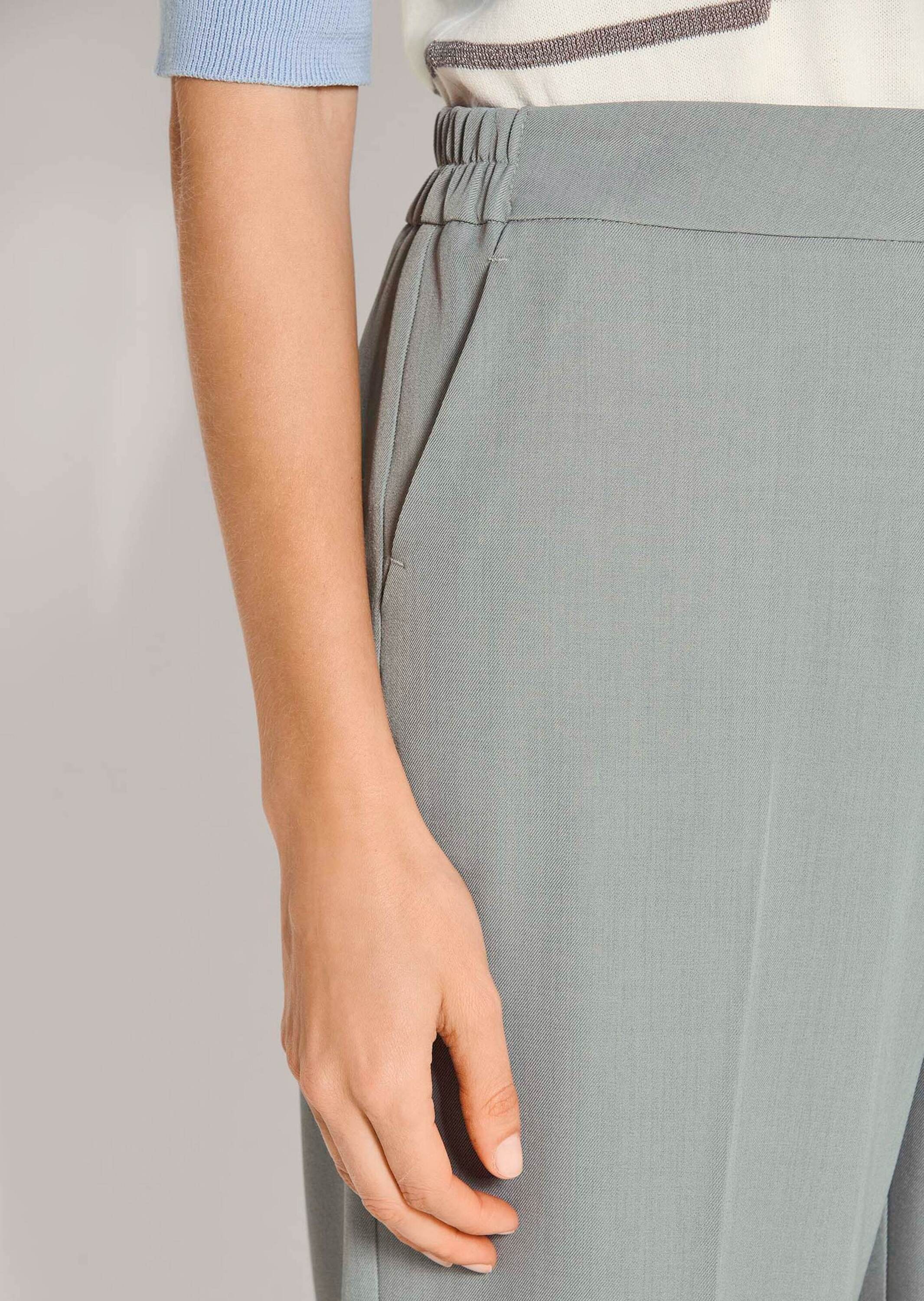 MADELEINE Stoffhose »Bügelfaltenhose Palazzohose mit Teildehnbund«