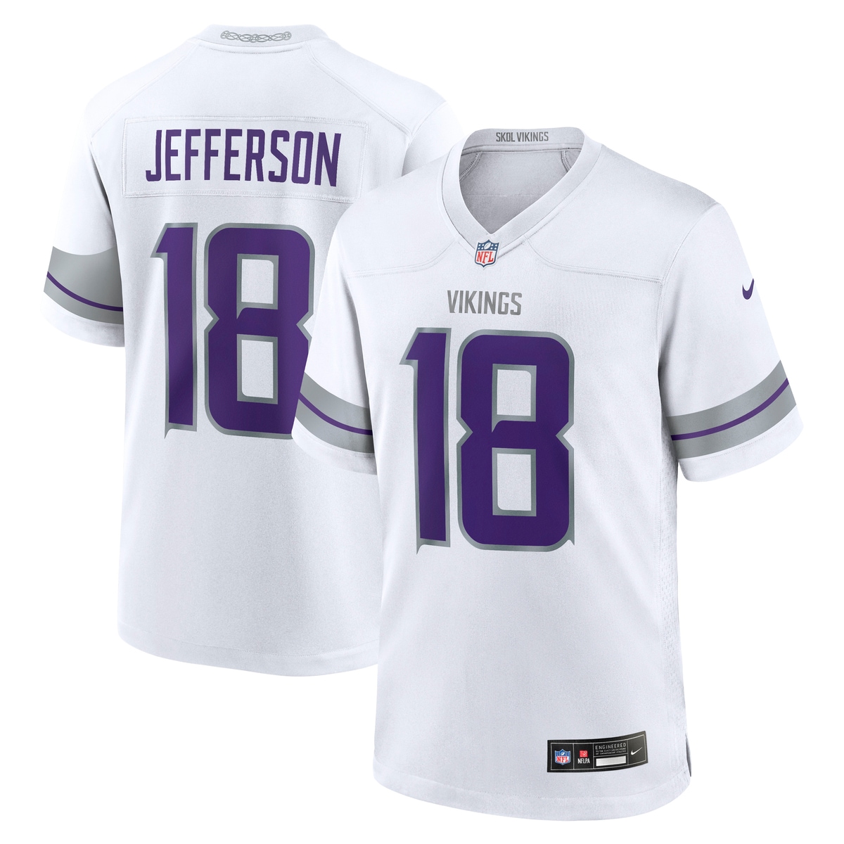 Nike Footballtrikot "Nike Trikot Minnesota Vikings NFL Alt. Jersey Jefferson 18"