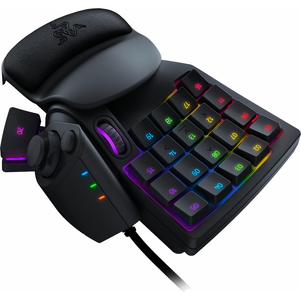 RAZER Gaming-Tastatur »Tartarus V2«, (ergonomische Form-Handgelenkauflage)