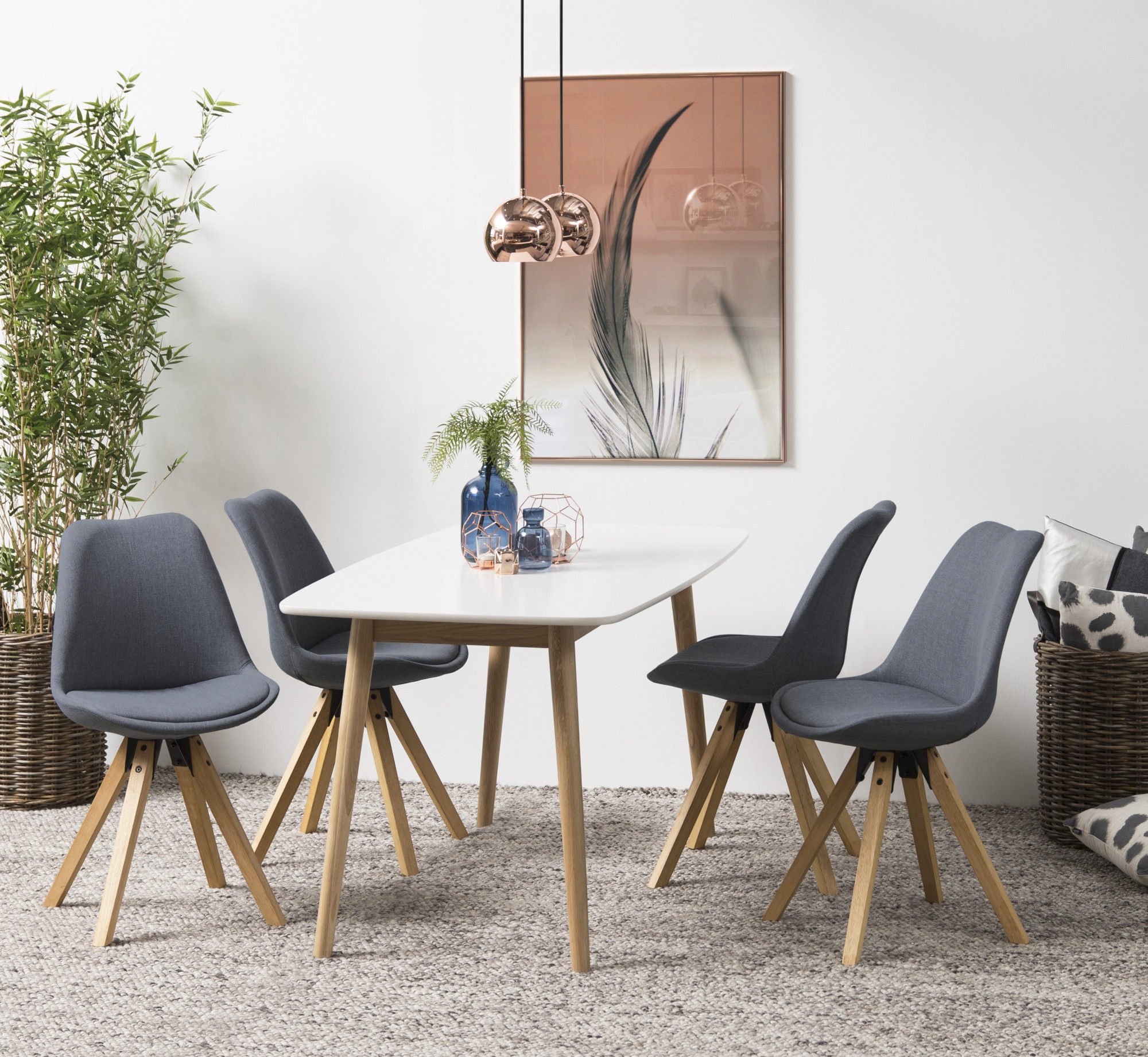 ACTONA GROUP Esszimmerstuhl "Dian" (Set) 2 Stk.Organisch geformter Sitz mit günstig online kaufen