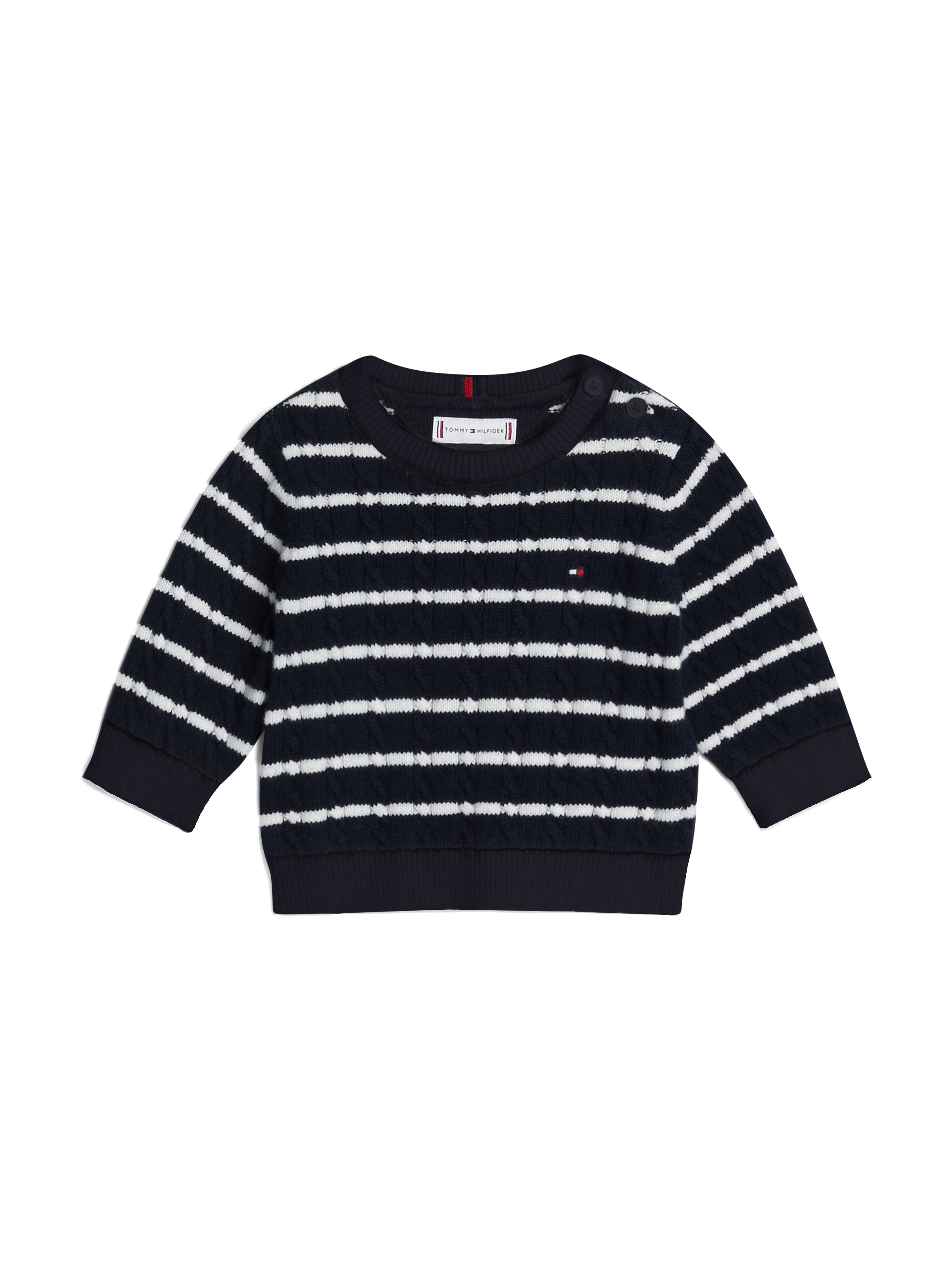 Tommy Hilfiger Strickpullover »TOMMY CABLE SWEATER«, mit Zopfmuster