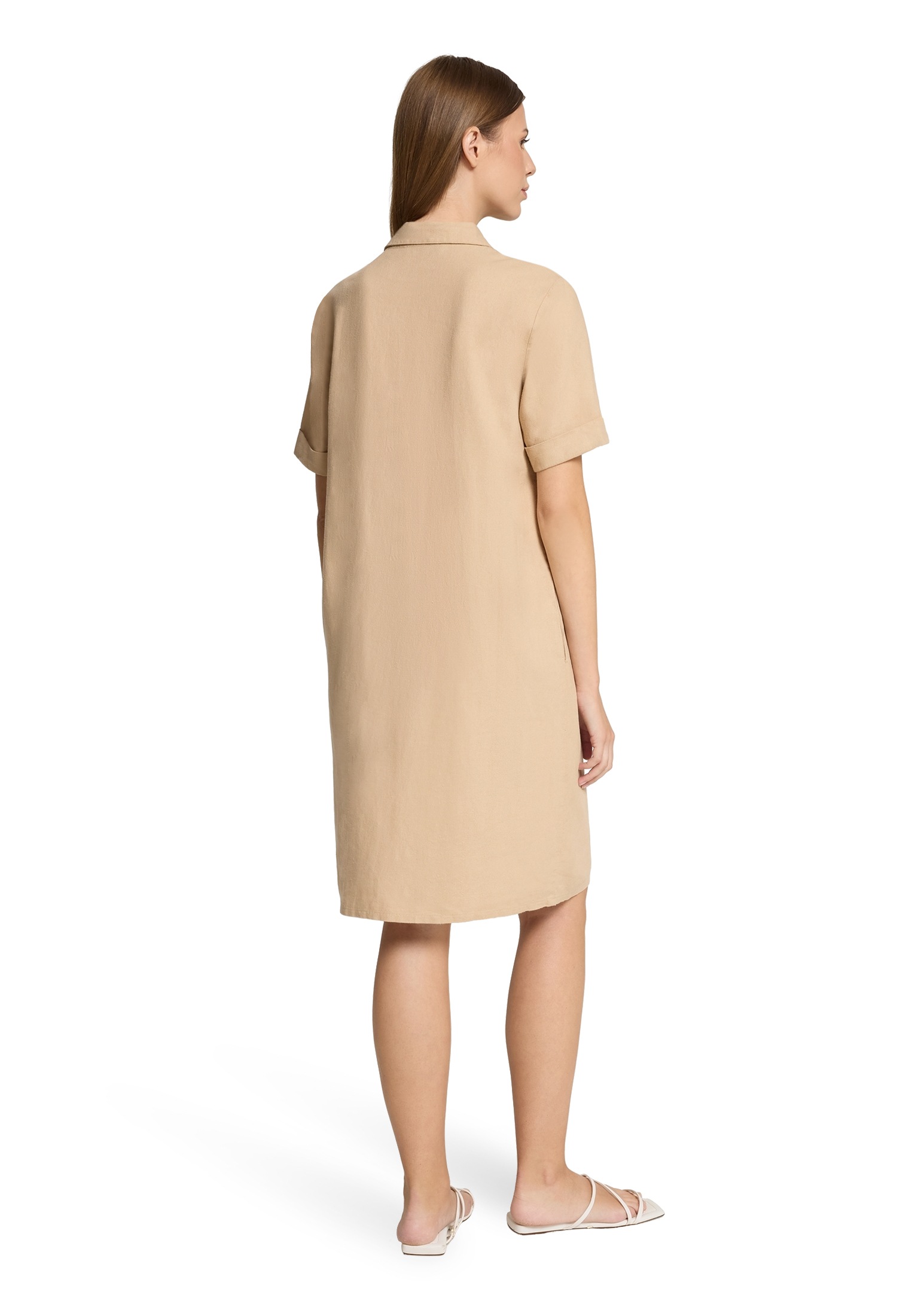 Betty Barclay Sommerkleid »Betty Barclay Damen Leinenkleid mit Knopfleiste«, Form