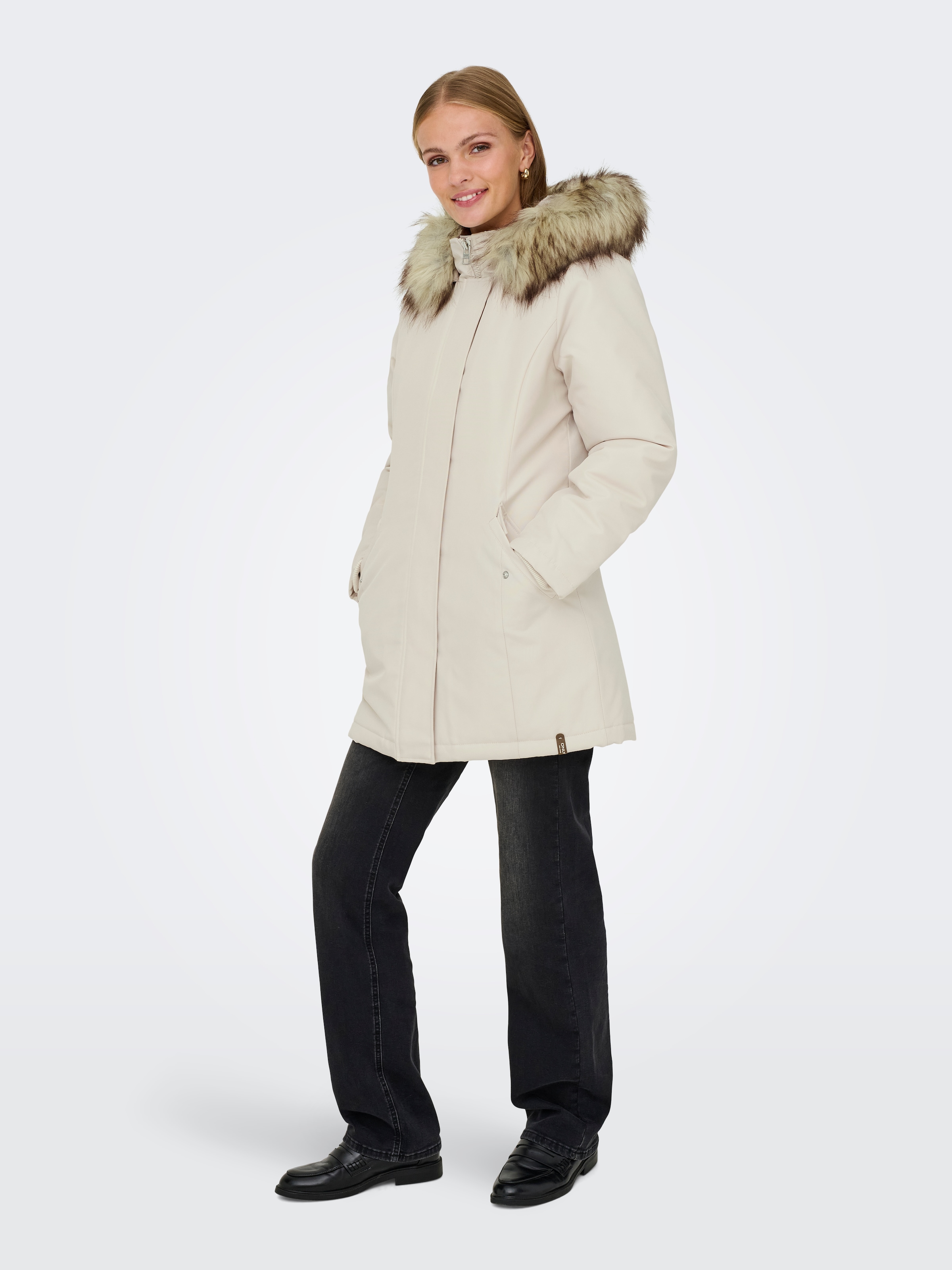 ONLY Parka »ONLNEWKATY PARKA LIFE OTW CC«, mit Kapuze