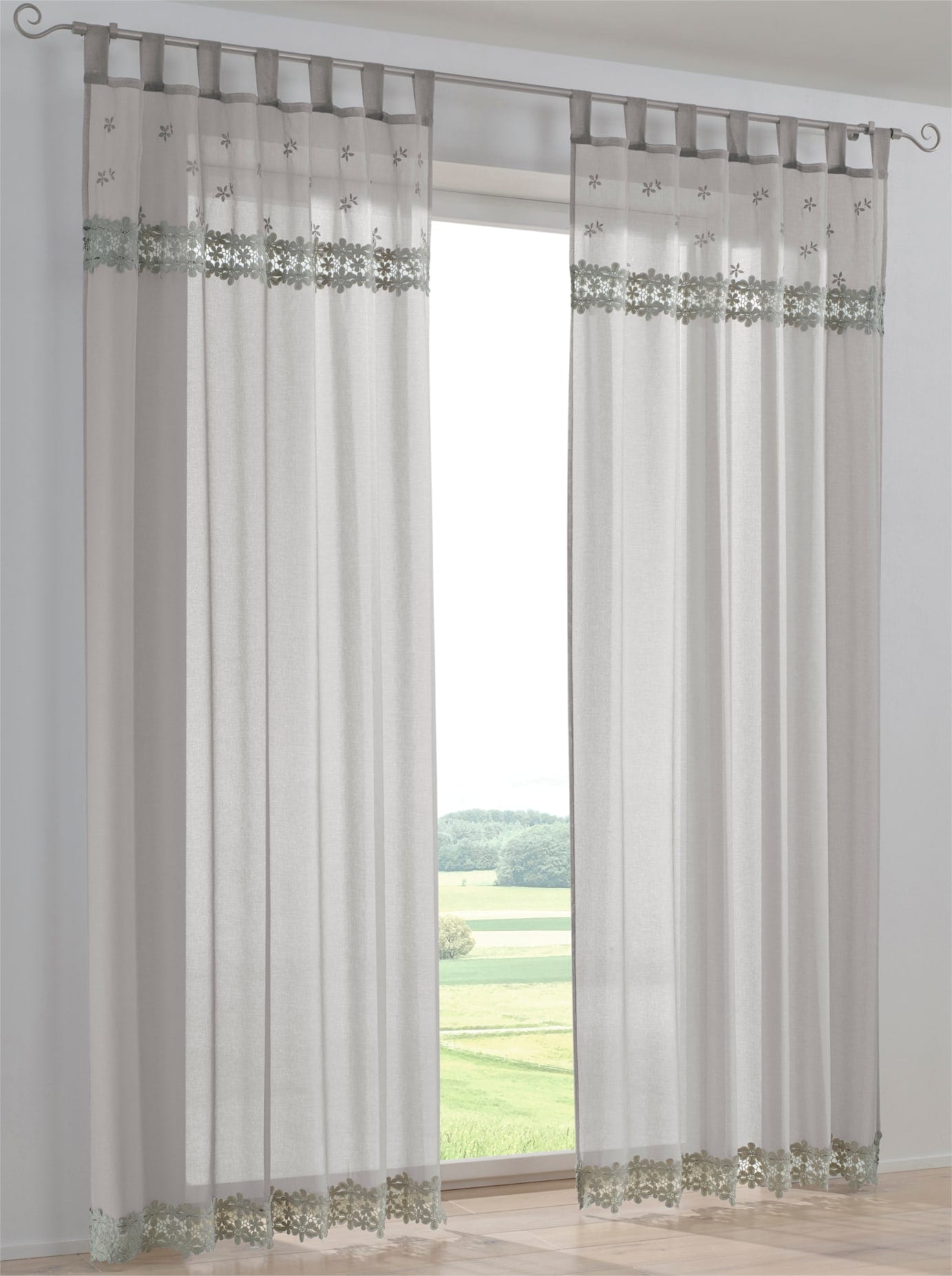 heine home Gardine Schlaufen 1 Stk. tlg. günstig online kaufen