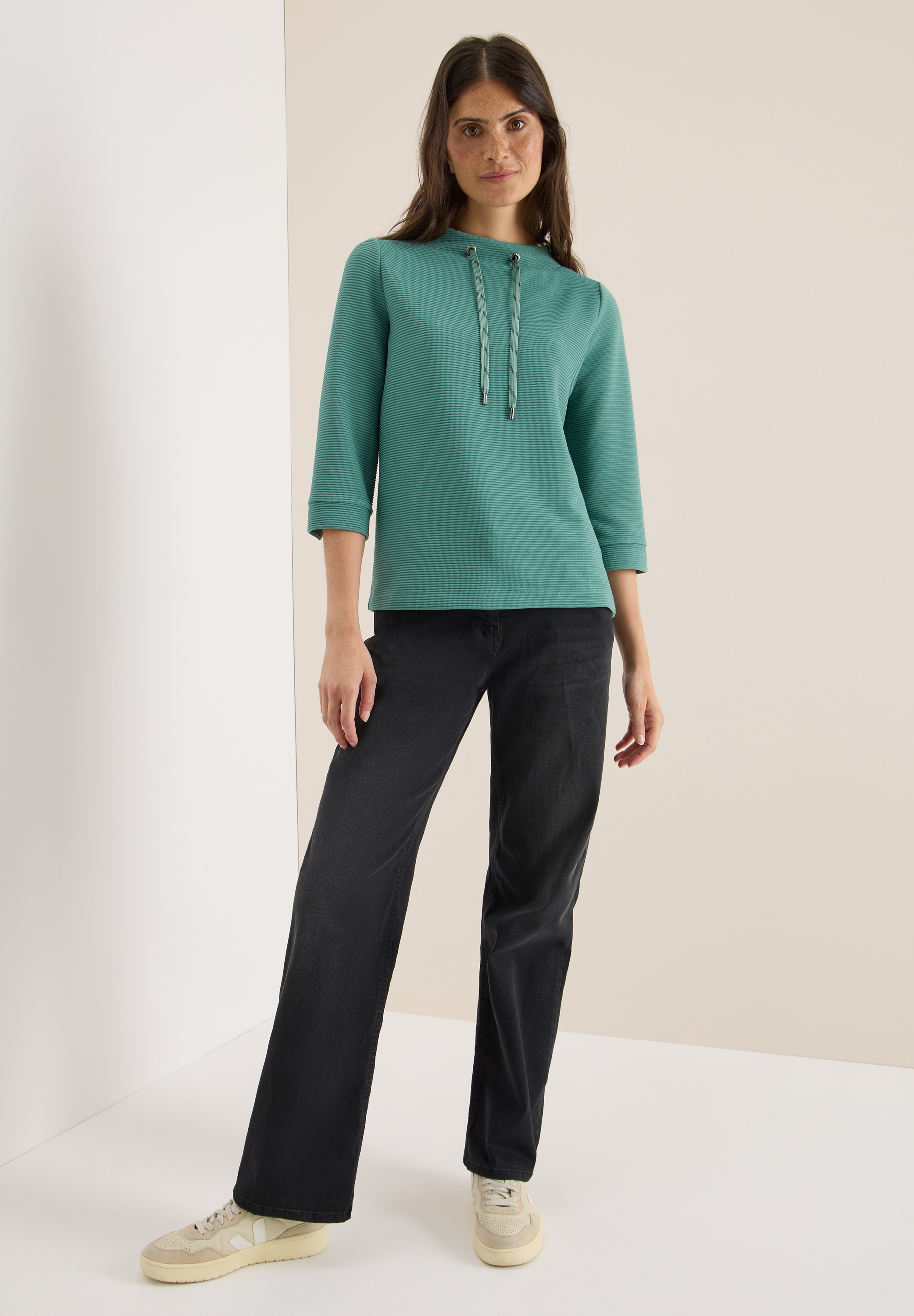 Cecil 3/4-Arm-Shirt, mit 3/4 Ärmeln
