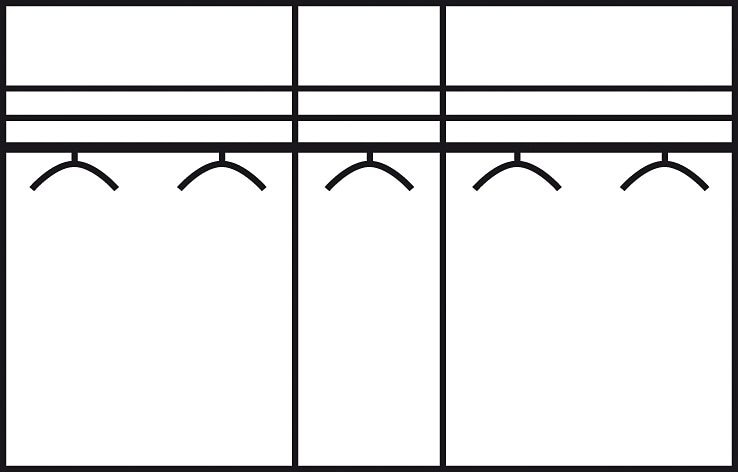 rauch Schwebetürenschrank »Imperial«, in 8 Breiten und 3 Höhen | BAUR