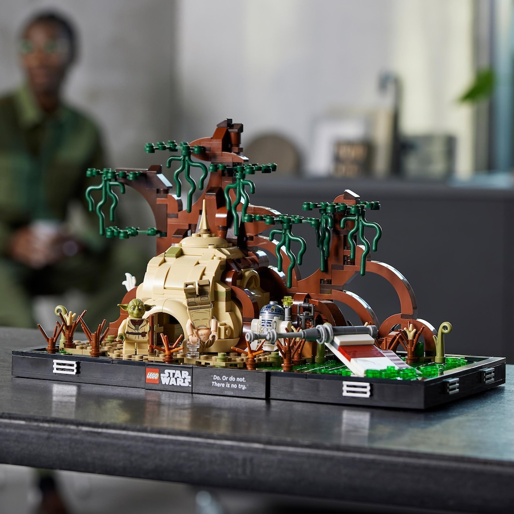 LEGO® Konstruktionsspielsteine »Jedi™ Training auf Dagobah™ – Diorama (75330), LEGO® Star Wars™«, (1000 St.)