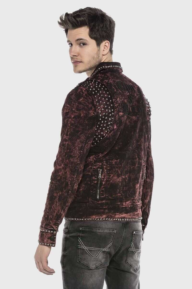 Cipo & Baxx Jeansjacke »Jacke«, ohne Kapuze, mit modischen Details