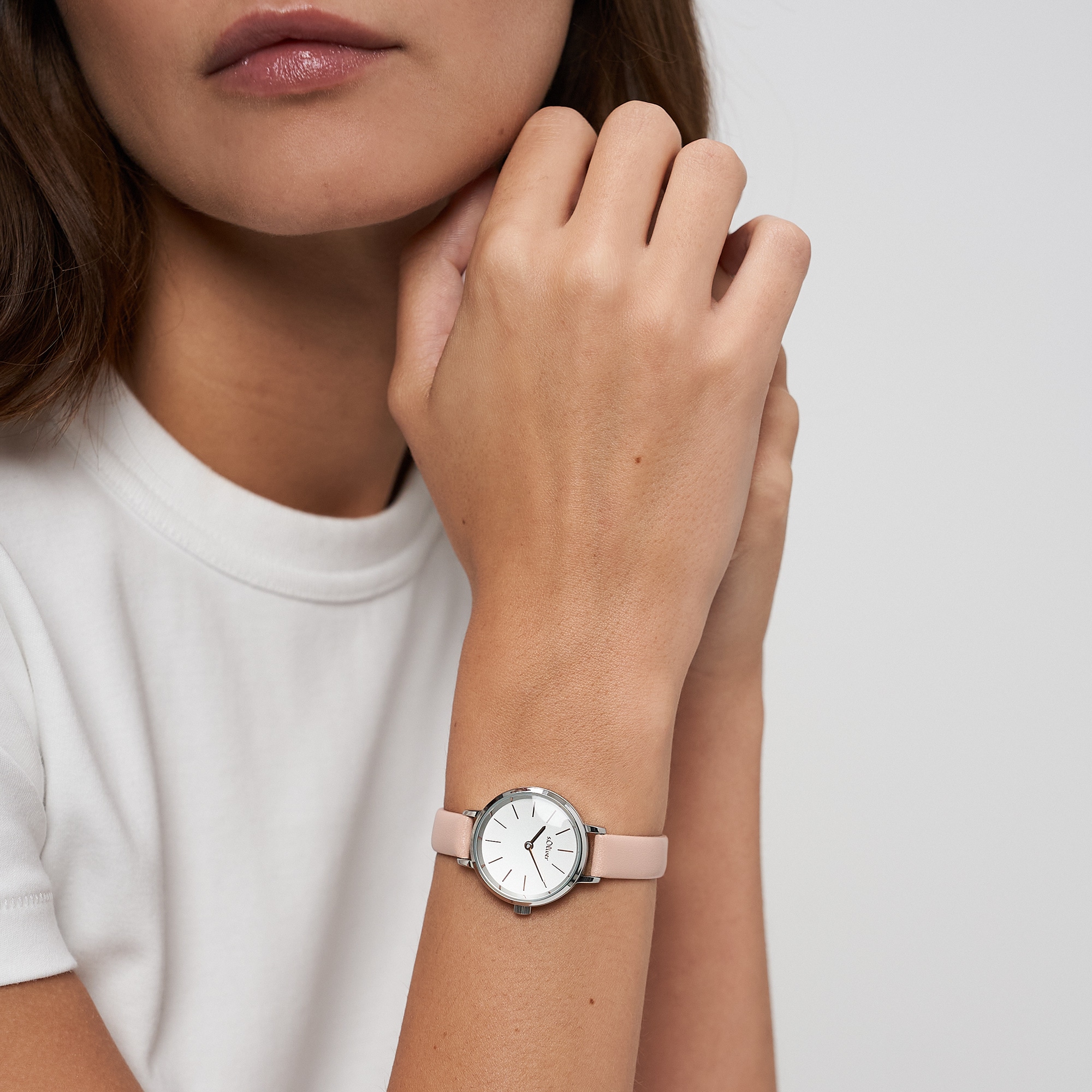 s.Oliver Quarzuhr »Petite Time« Armbanduhr, Damenuhr, analog