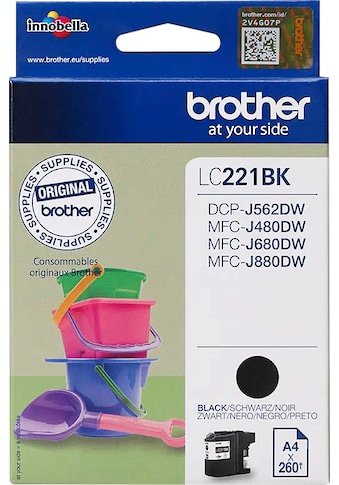 Brother Tintenpatrone »LC-221BK« (1 St.)