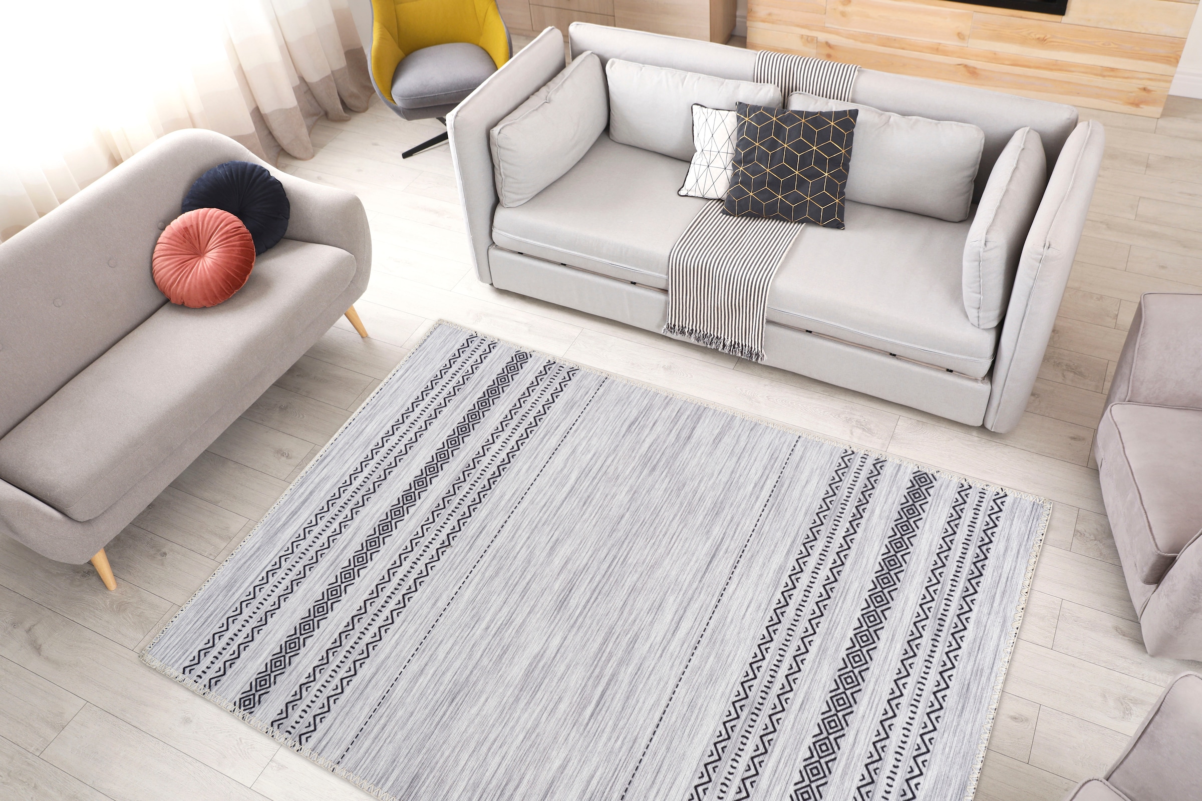 Arte Espina Teppich »Maya 100«, rechteckig, 5 mm Höhe